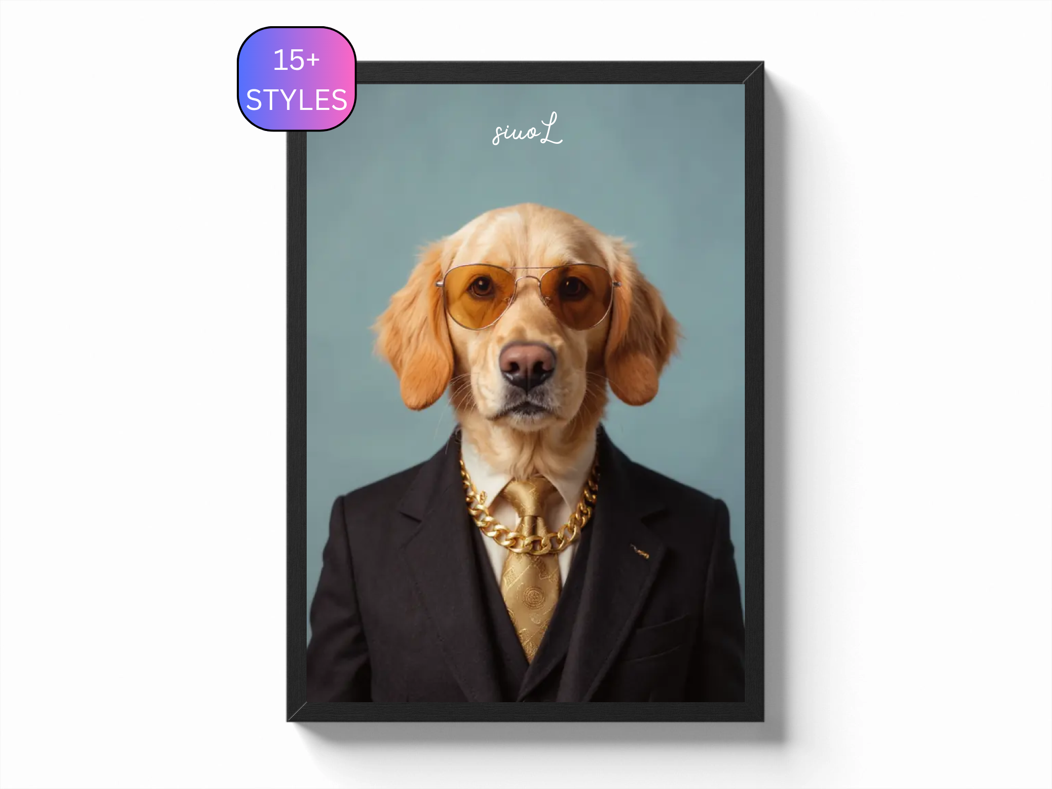 Custom Pet Portrait poster — Framory Prints