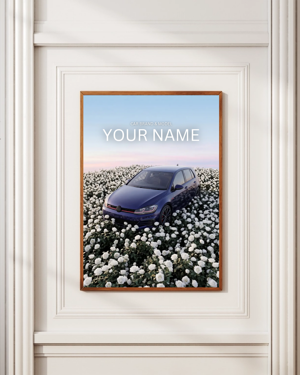Personalized Car Poster poster styled room photo 1
