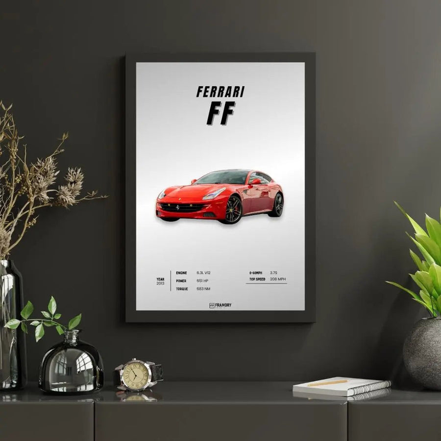 Ferrari FF poster — Framory Prints