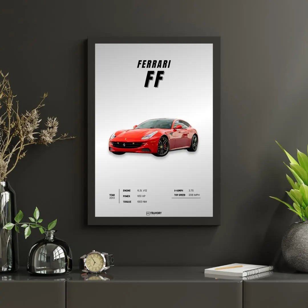 Ferrari FF poster — Framory Prints