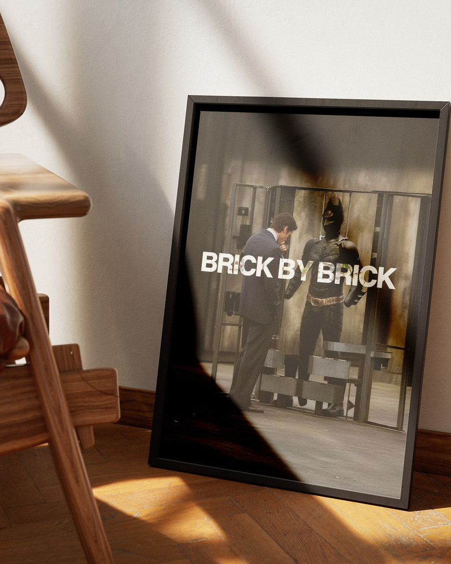 Brick by Brick poster — Framory Prints