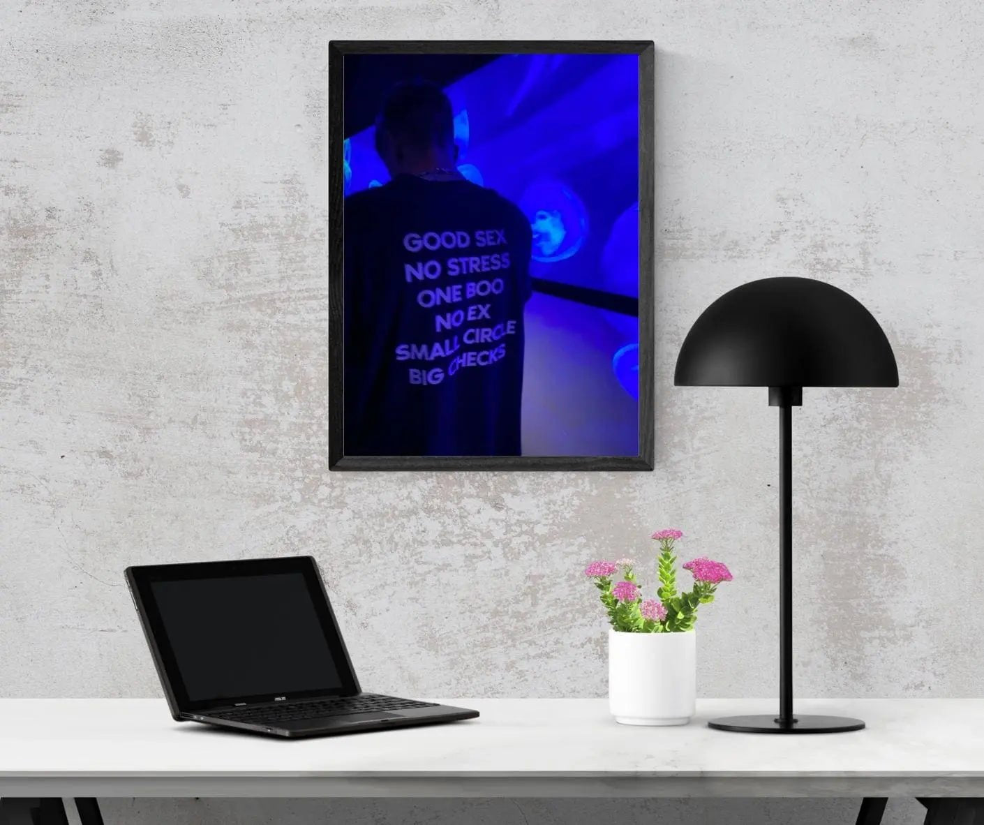 6 Rules poster styled room photo 5