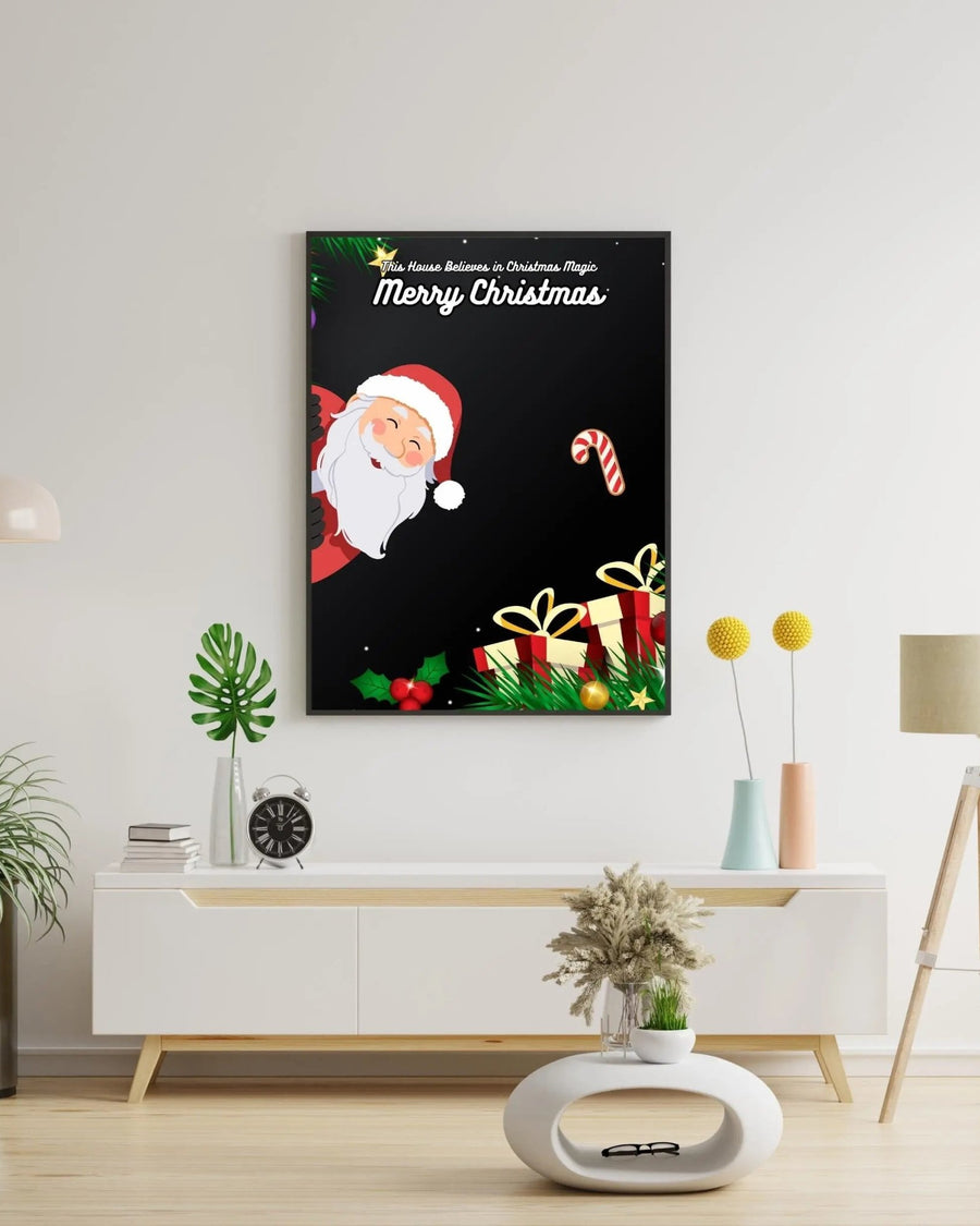This House Believes in Christmas Magic poster styled room photo 7