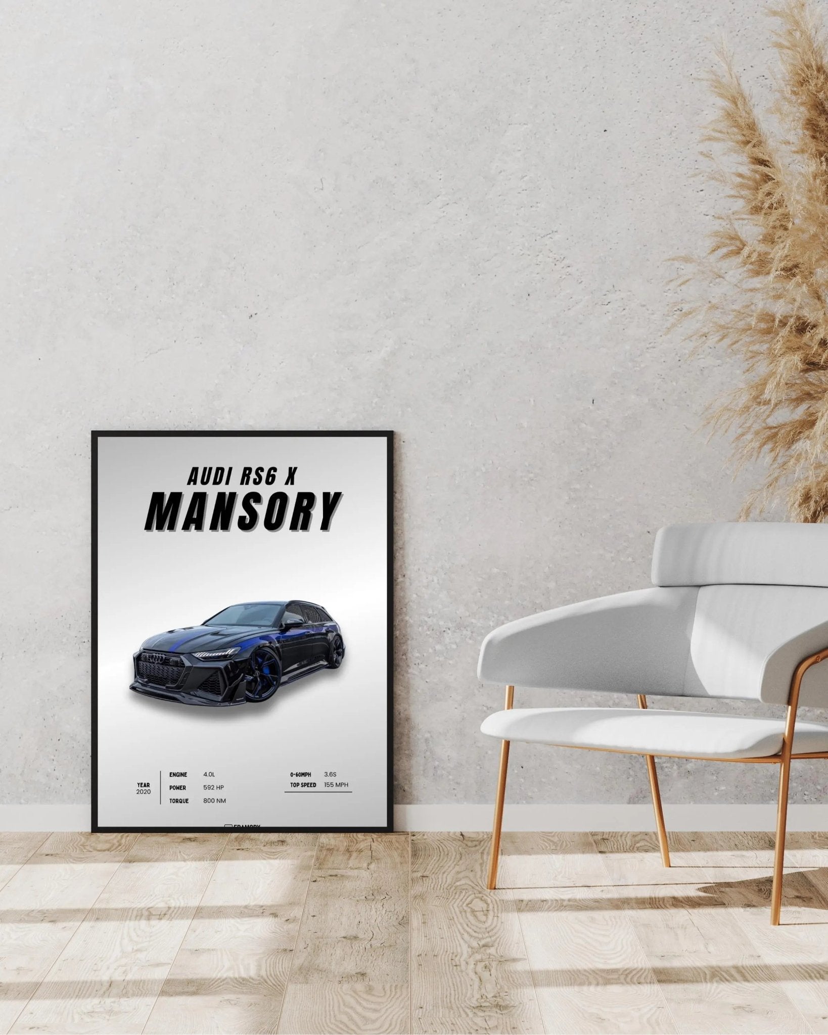 Audi RS6 Poster poster styled room photo 3