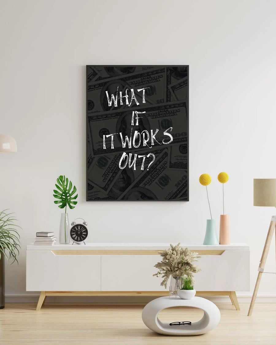 What if it all works out? 2 poster styled room photo 8