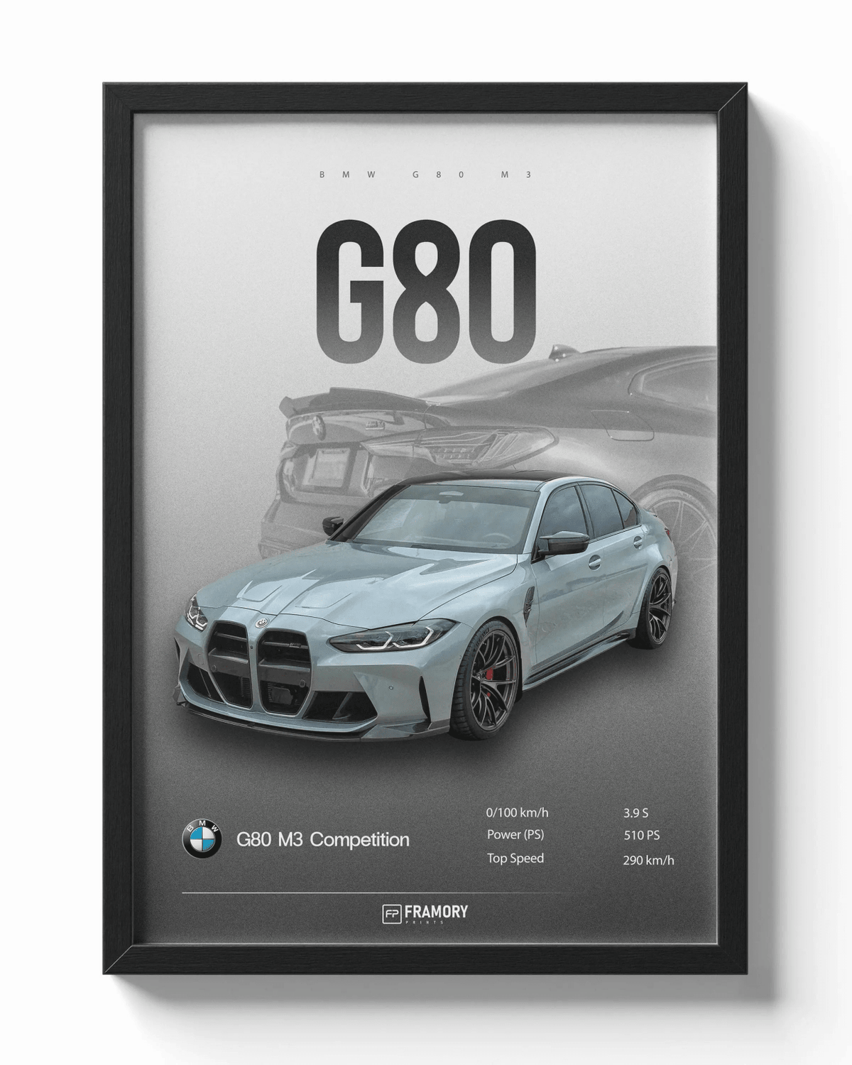 BMW G80 M3 CS poster — Framory Prints