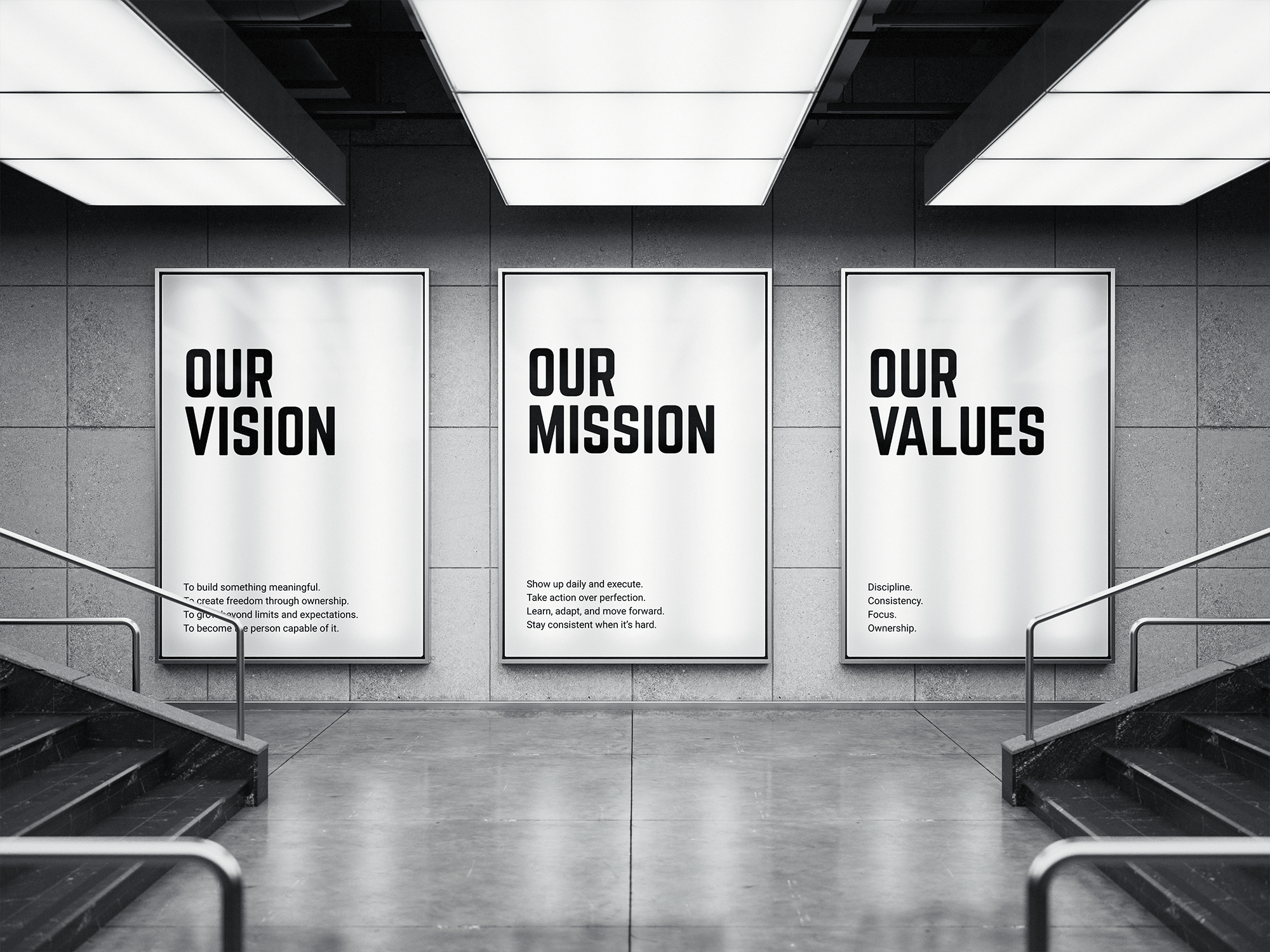 Entrepreneur Posters (SET OF 3) poster — Framory Prints