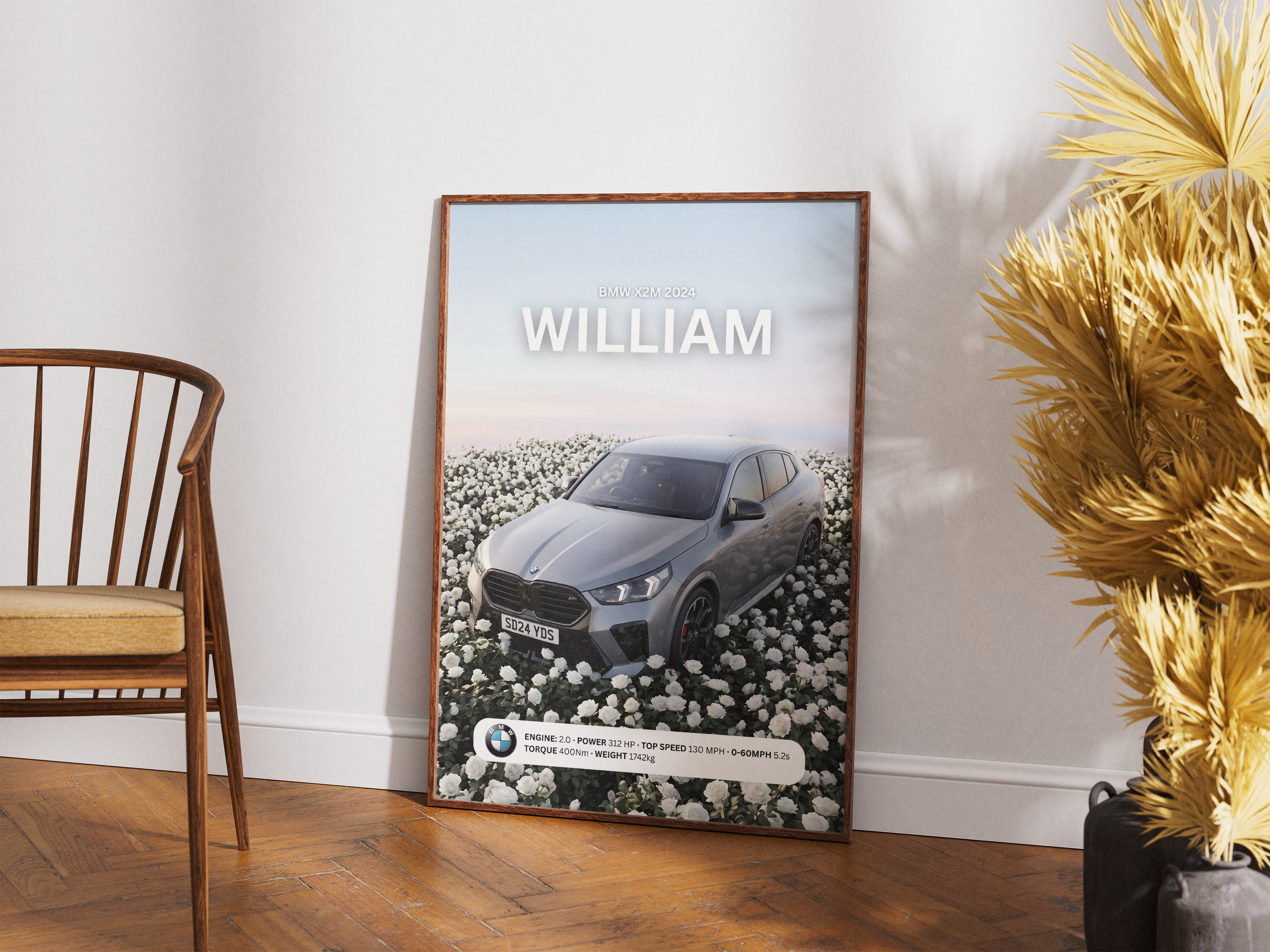 Personalized Car Poster