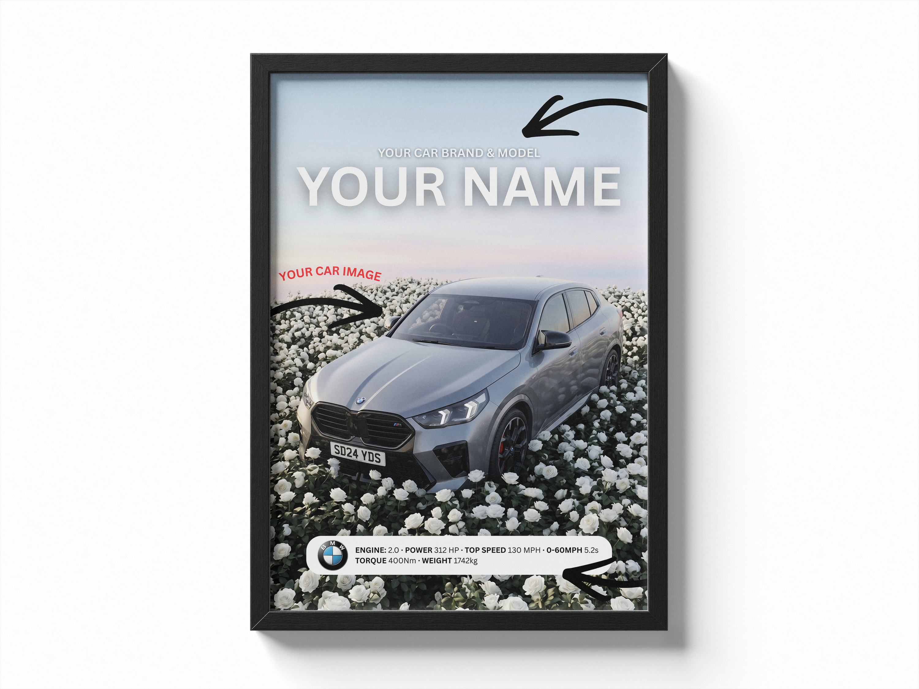 Personalized Car Poster