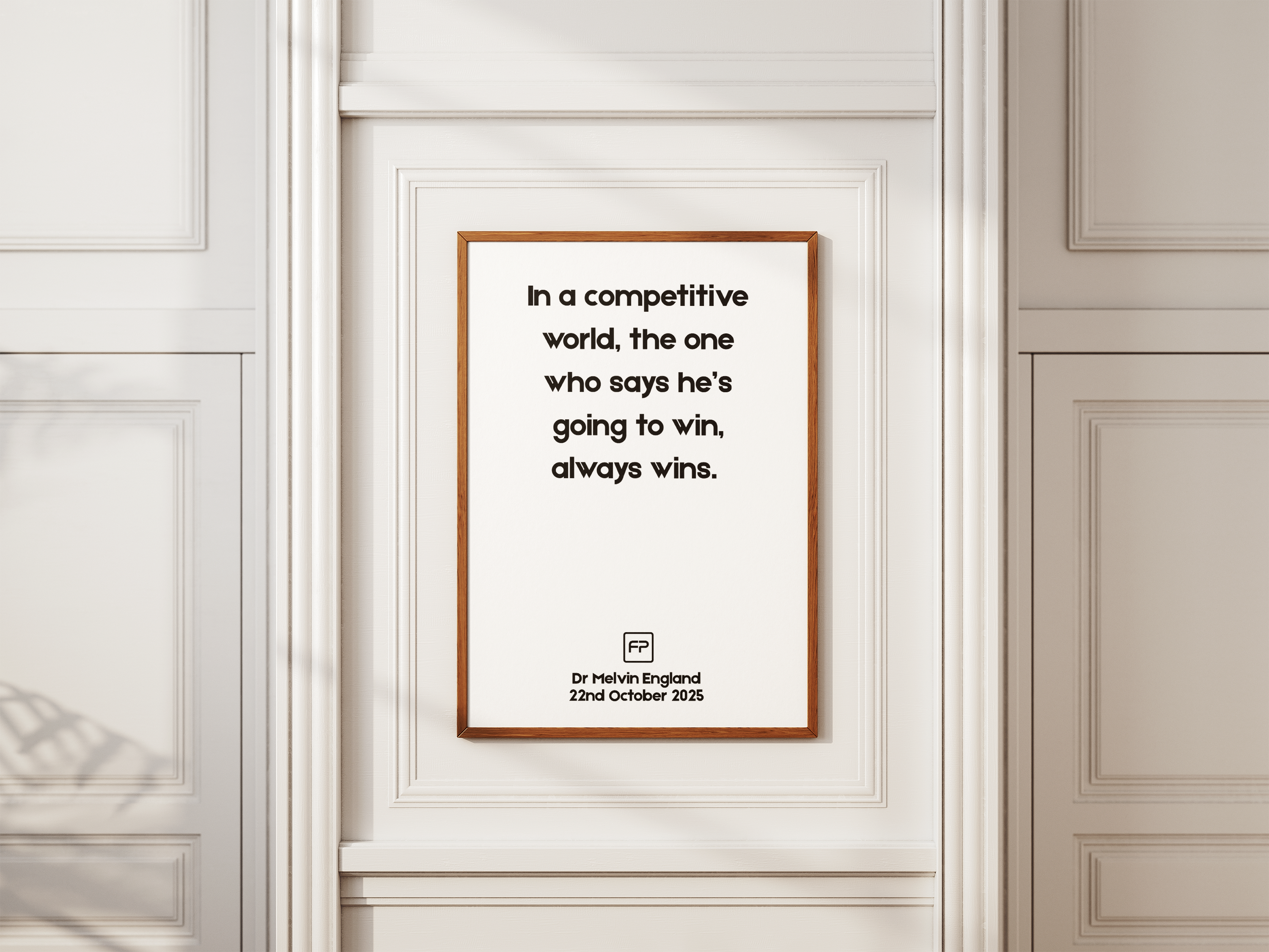 Personalized Quote Poster