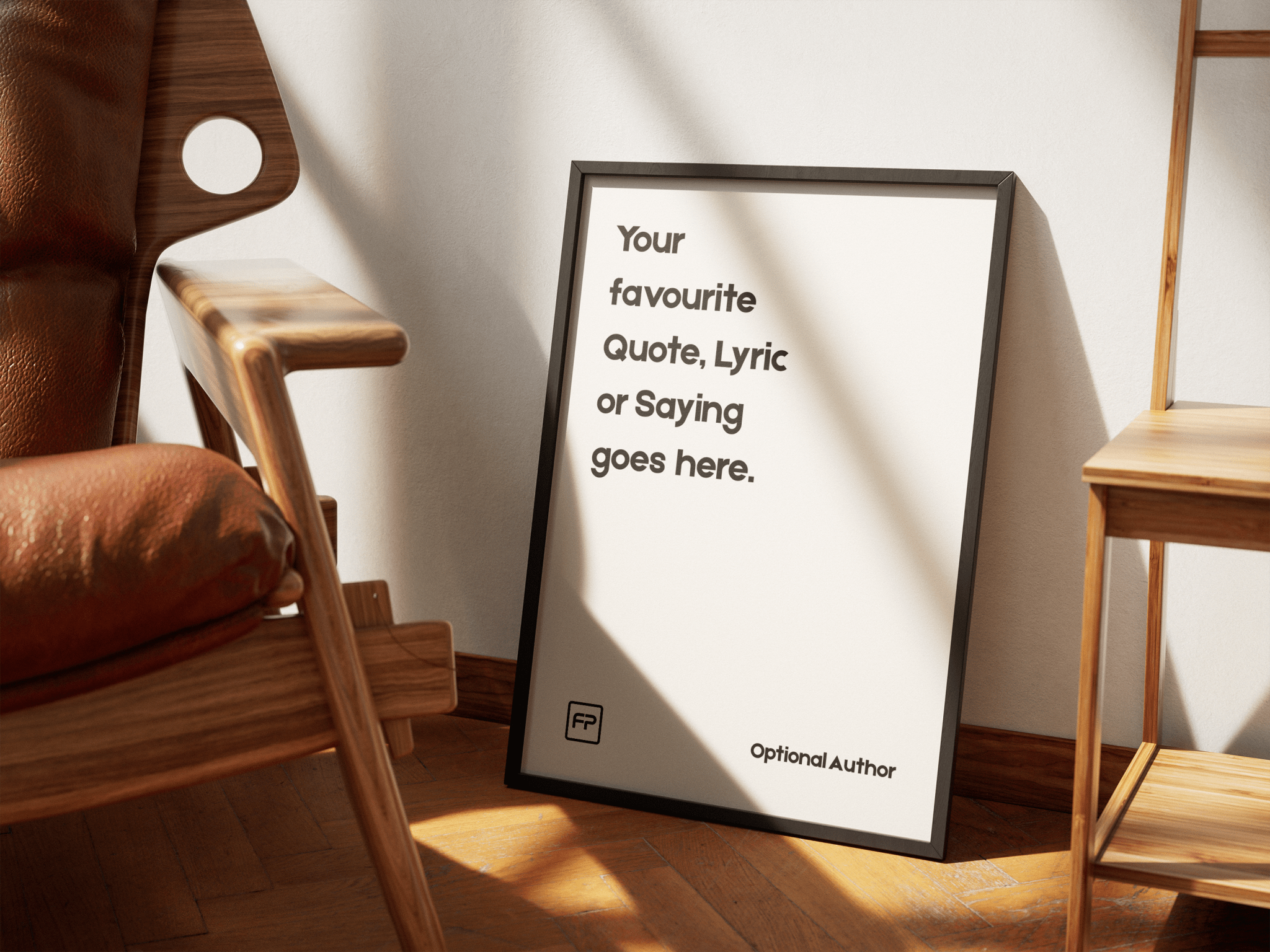 Personalized Quote Poster poster styled room photo 5