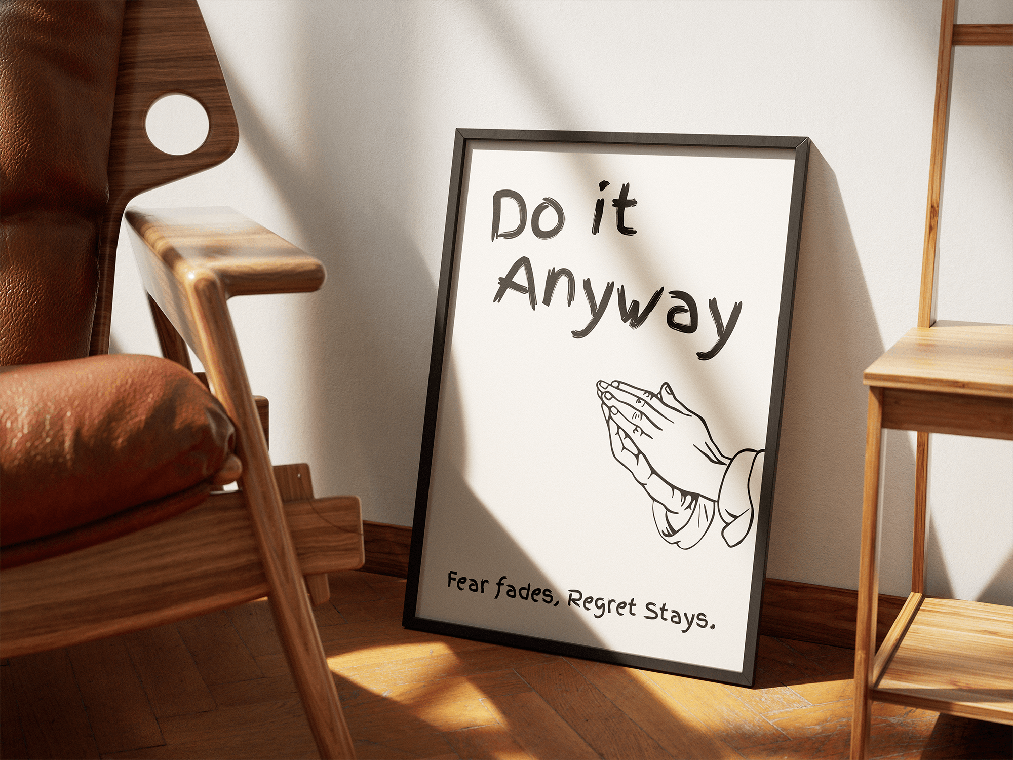 Do It Anyway poster design close-up