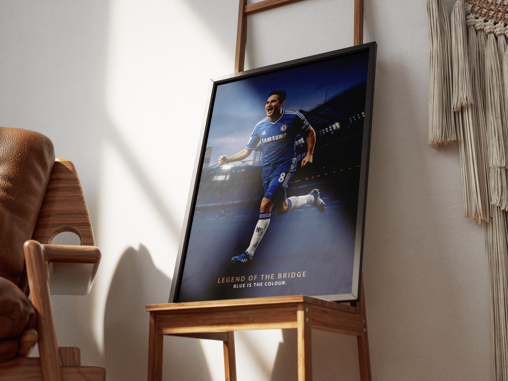 Legend of the Bridge — Chelsea FC poster styled room photo 5