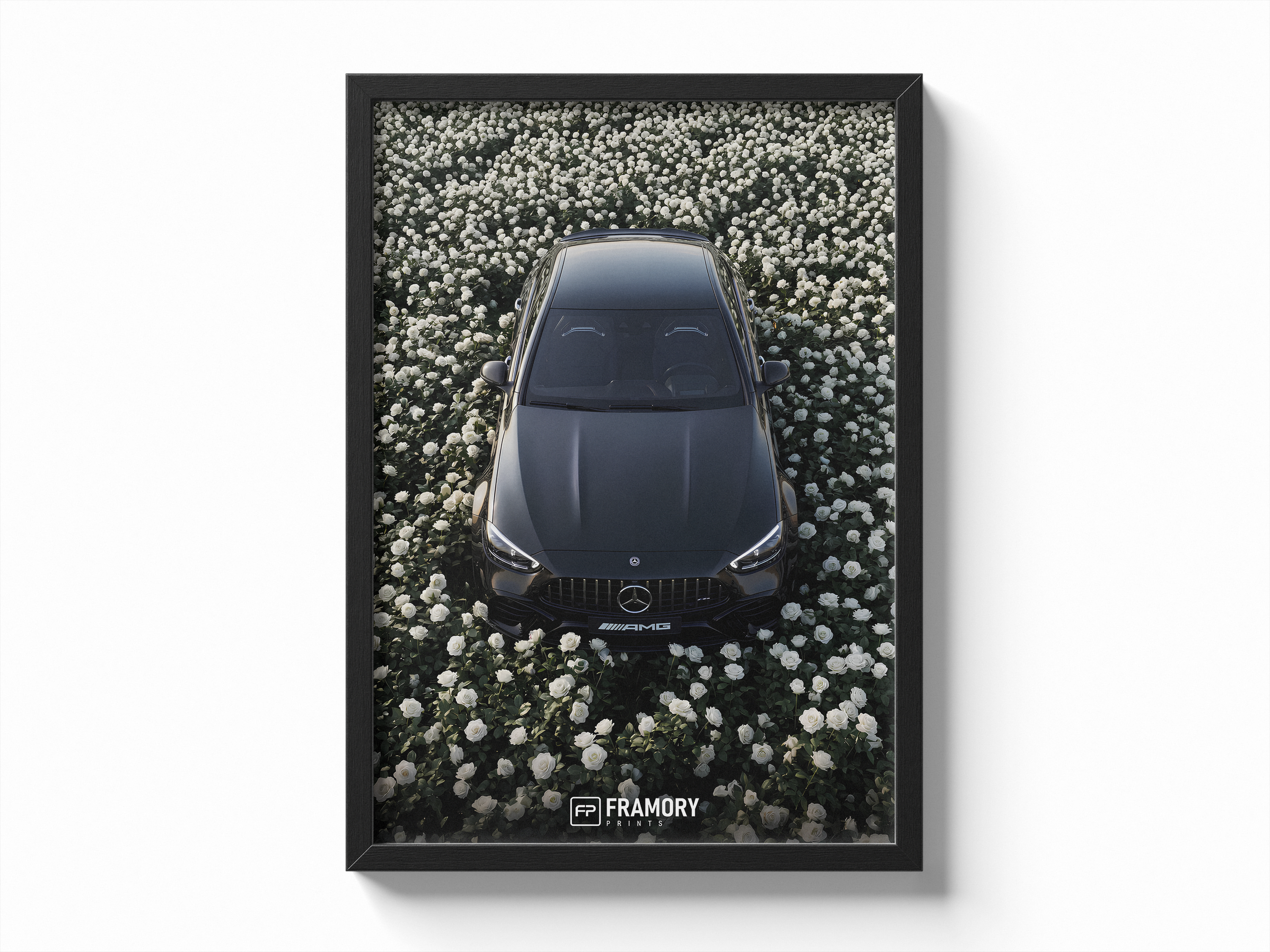 Mercedes C63S White Flowers