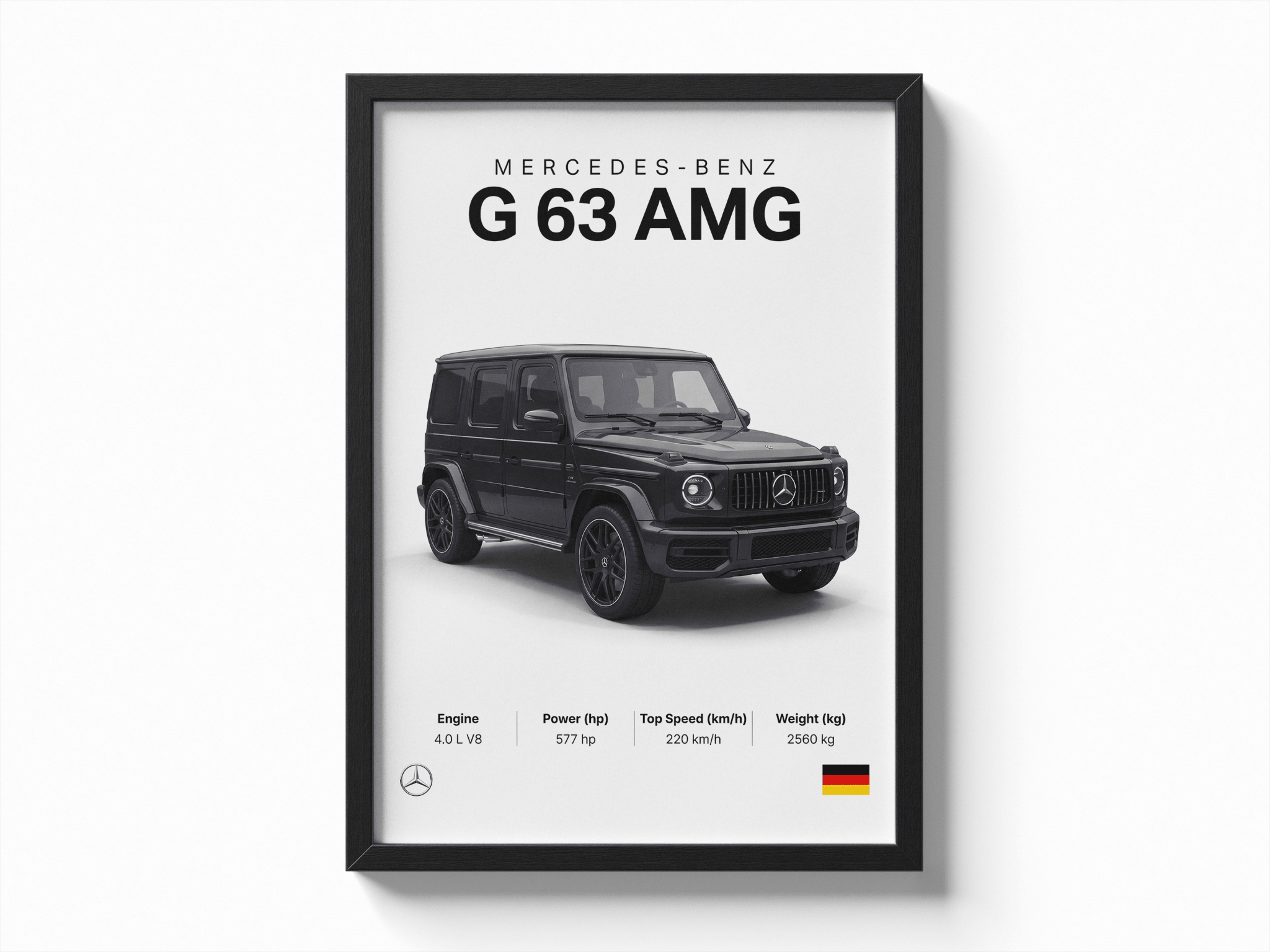 Mercedes G63 AMG poster — Framory Prints