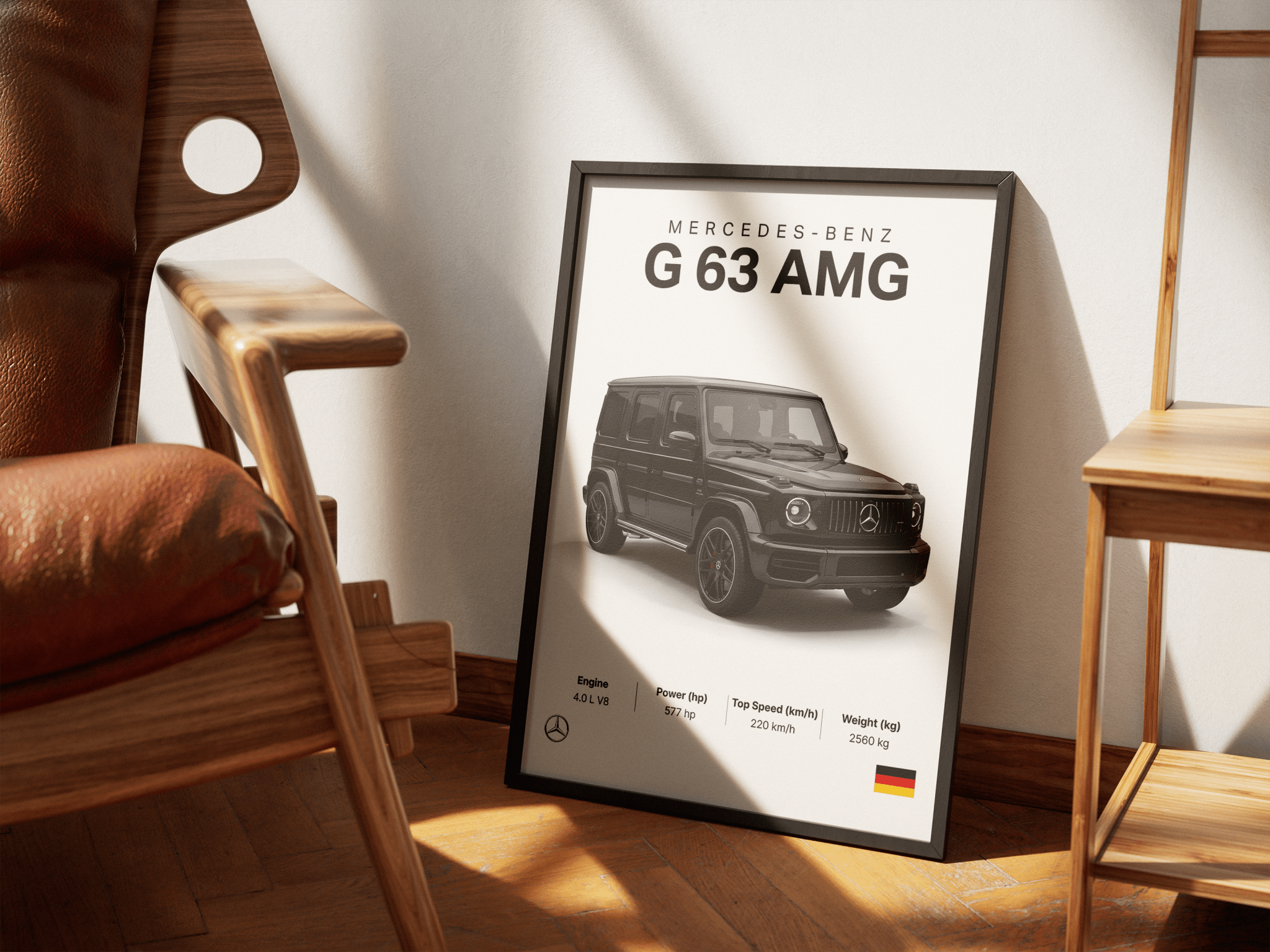 Mercedes G63 AMG poster styled room photo 3