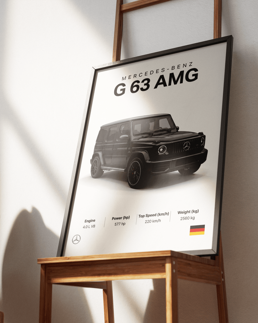 Mercedes G63 AMG poster styled room photo 4