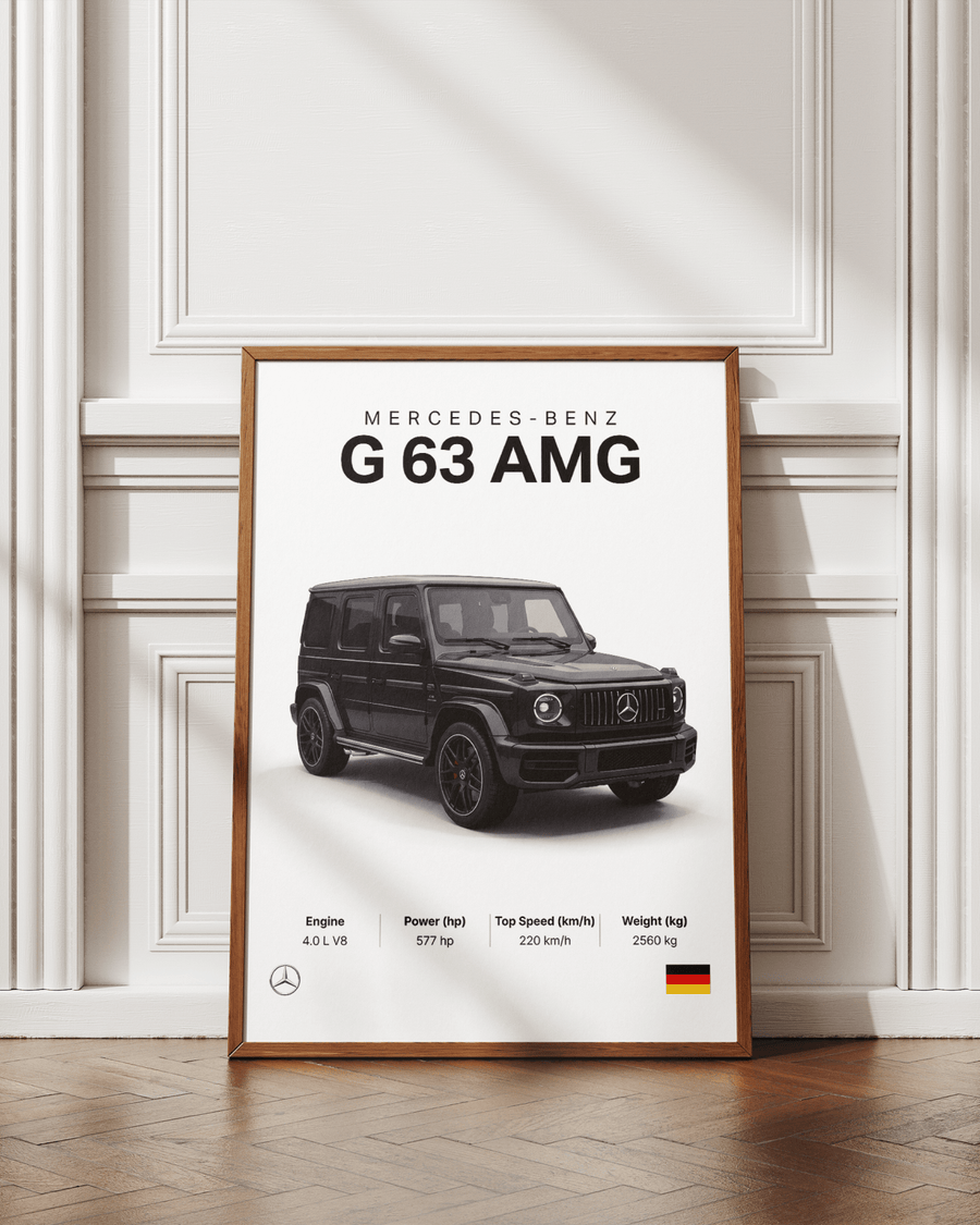 Mercedes G63 AMG poster styled room photo 5