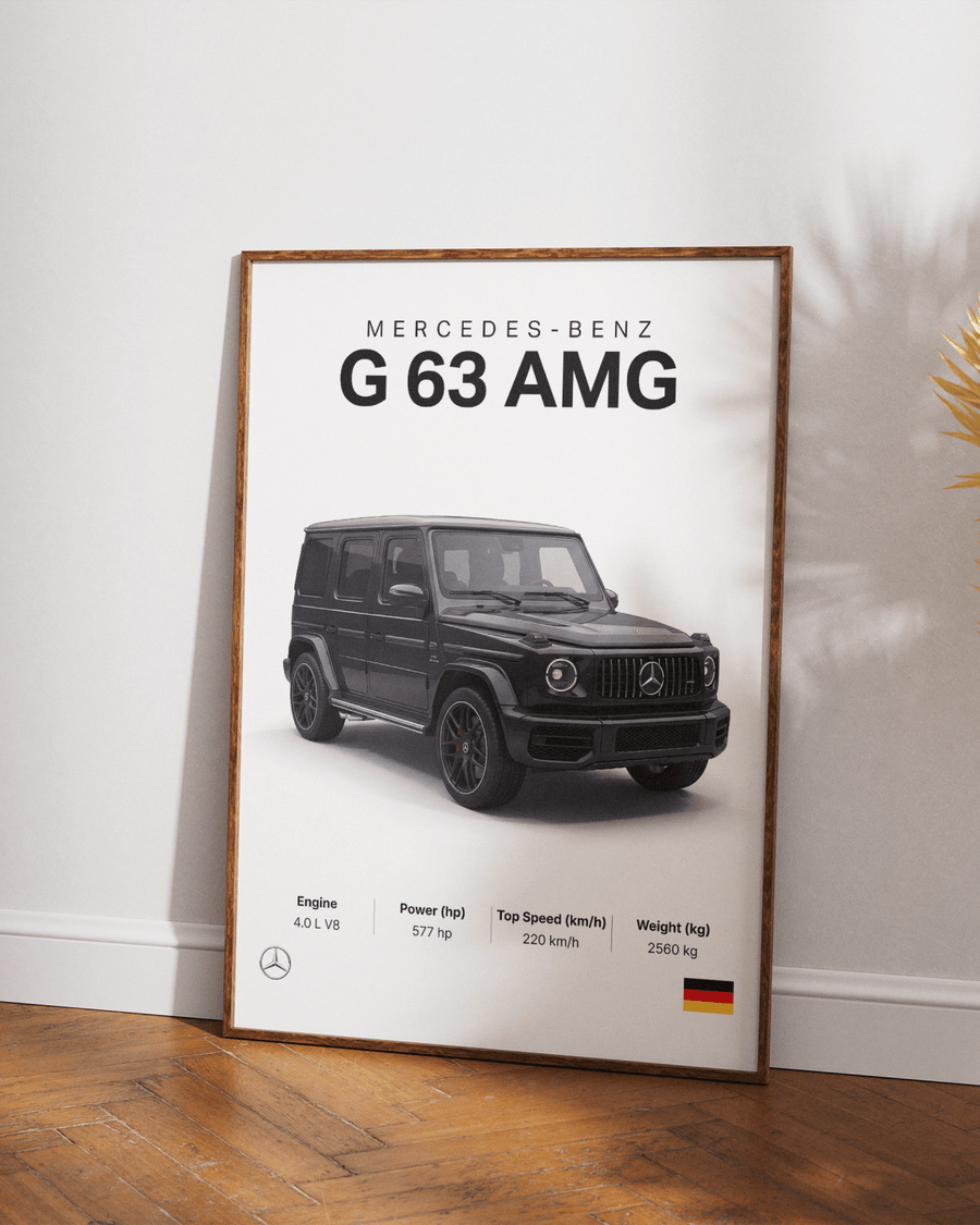 Mercedes G63 AMG poster styled room photo 7