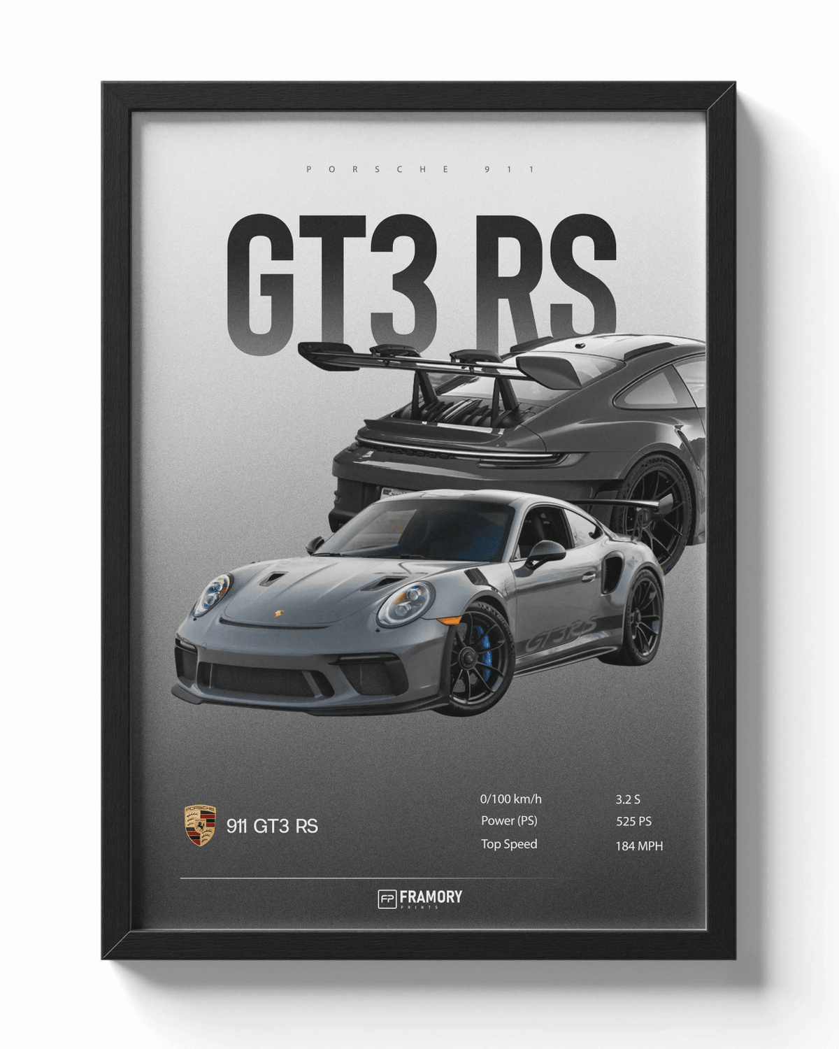Porsche 911 GT3 RS poster — Framory Prints