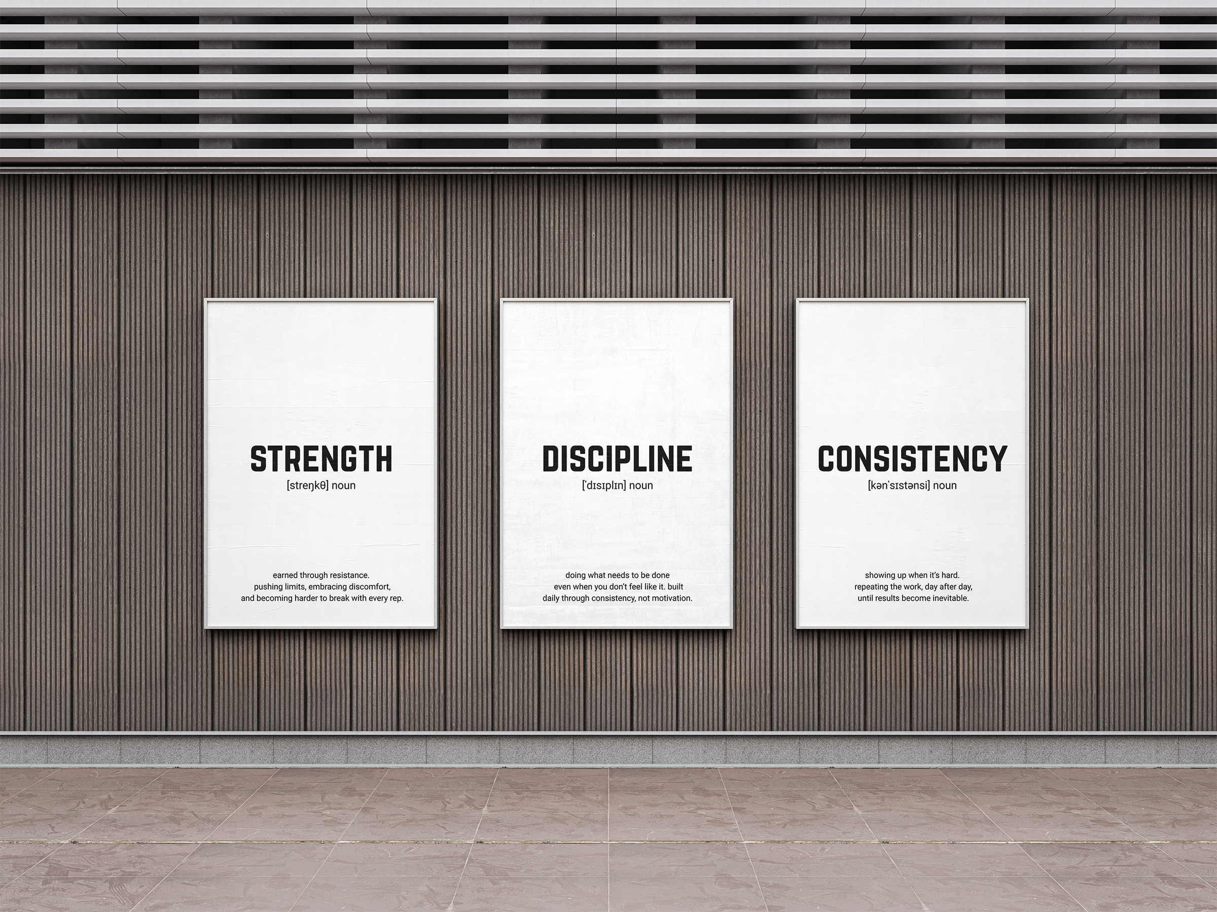 Gym Posters (SET OF 3)