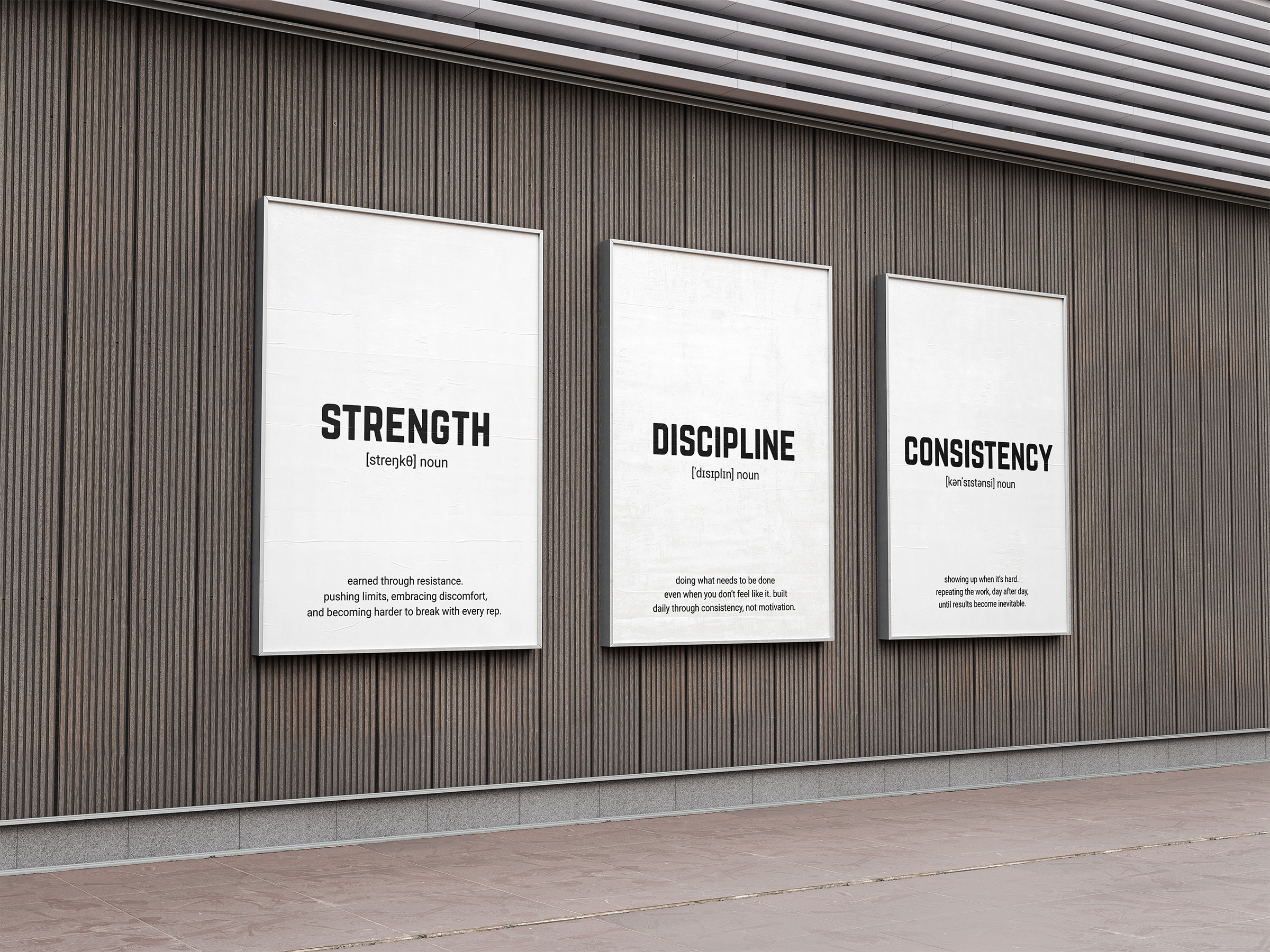Gym Posters (SET OF 3)