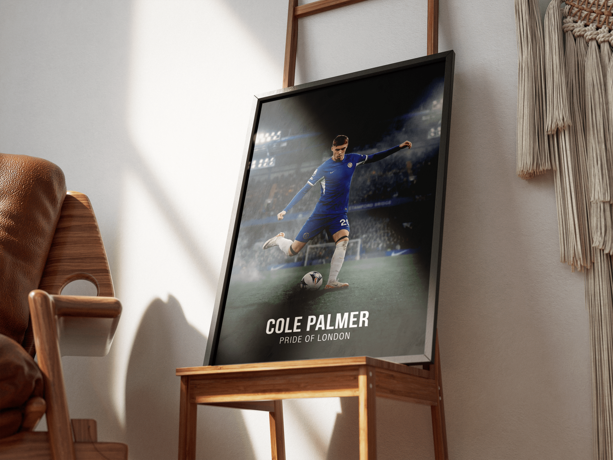 Pride of London — Chelsea FC poster styled room photo 3