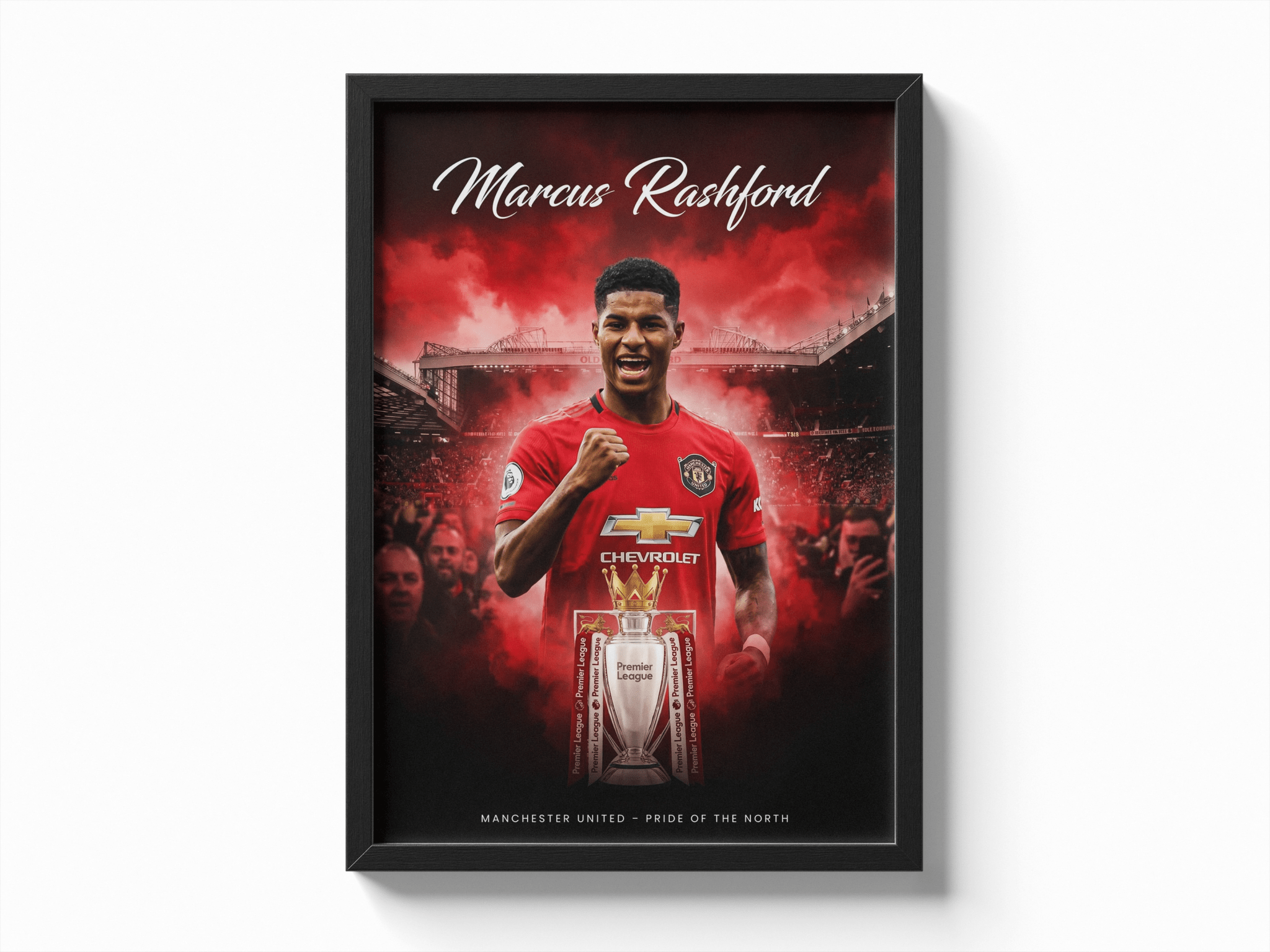 Pride of the North — Manchester United poster — Framory Prints