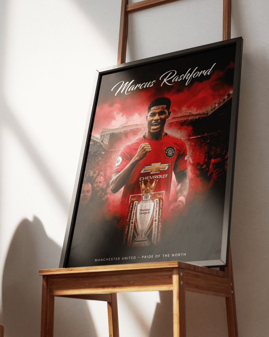 Pride of the North — Manchester United poster styled room photo 4