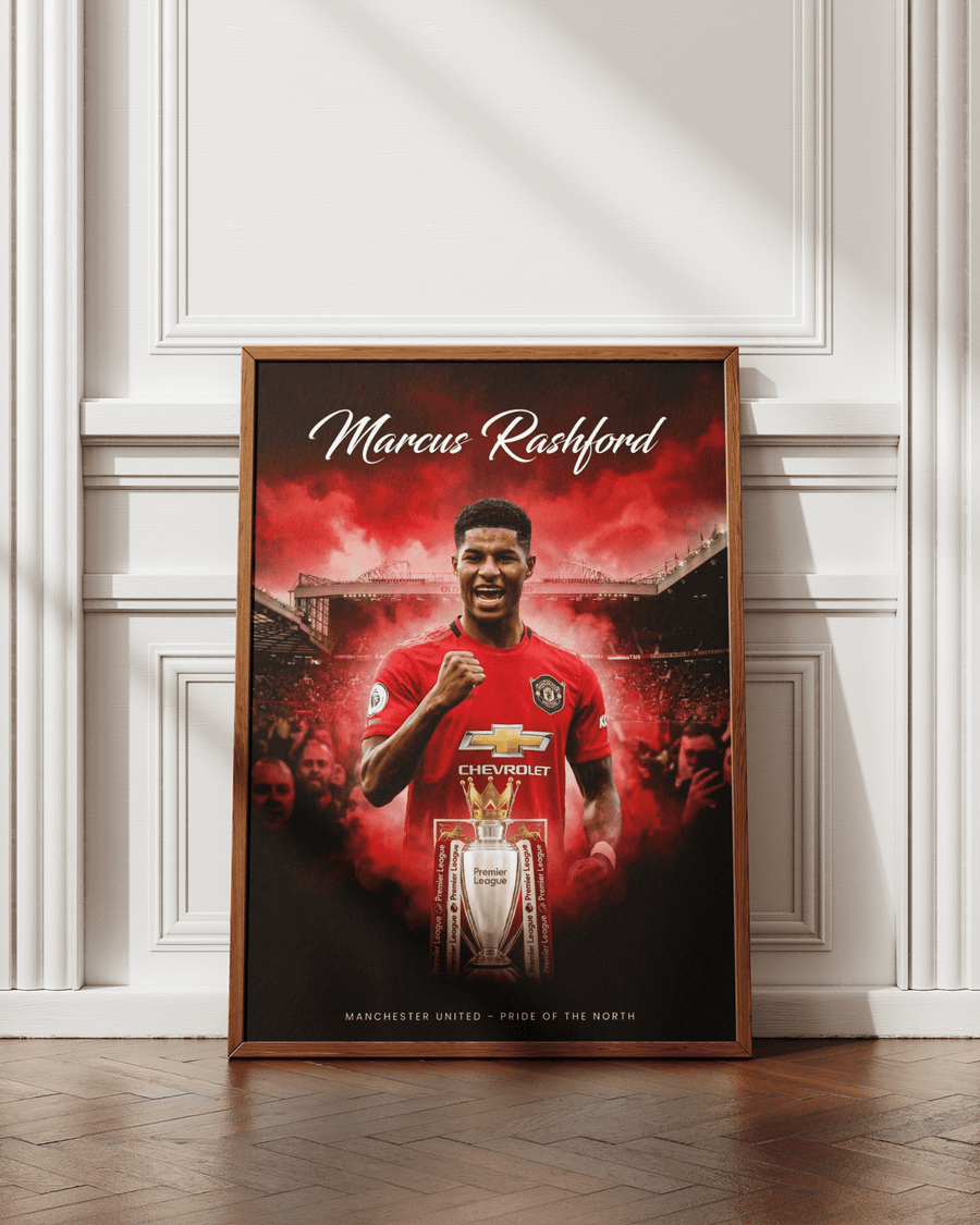 Pride of the North — Manchester United poster styled room photo 5