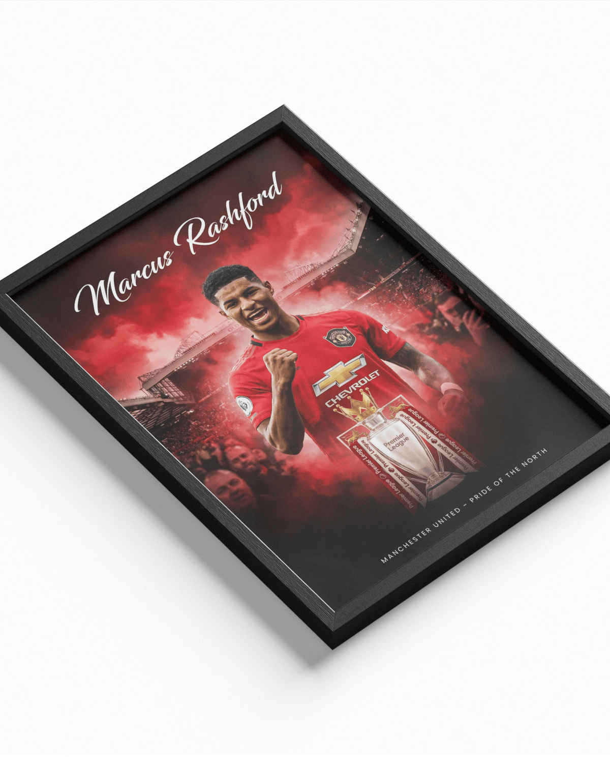Pride of the North — Manchester United poster styled room photo 1
