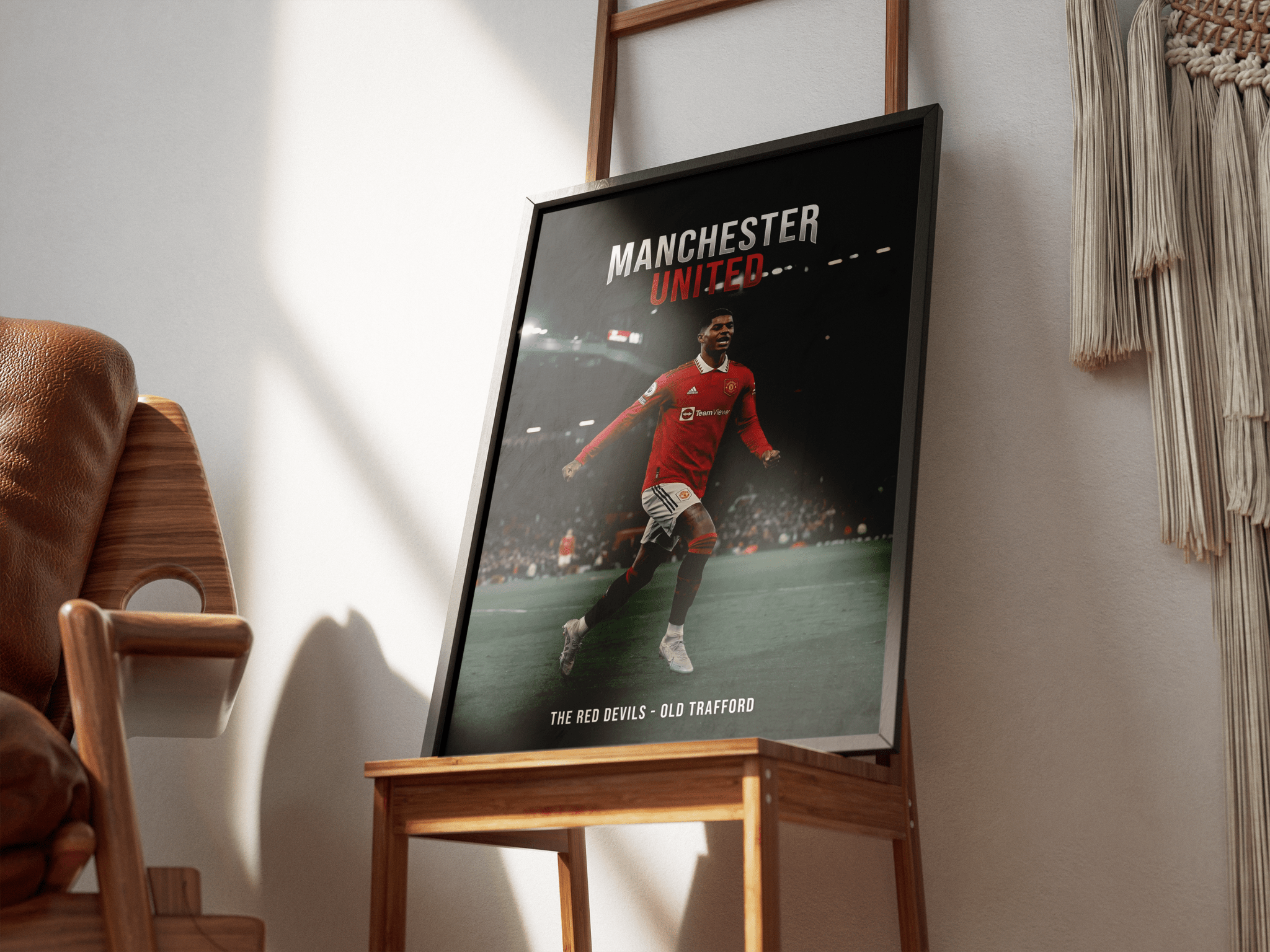 The Red Devils — Manchester United poster styled room photo 7