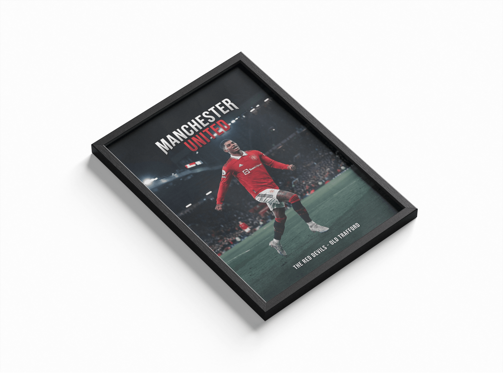 The Red Devils — Manchester United poster styled room photo 1