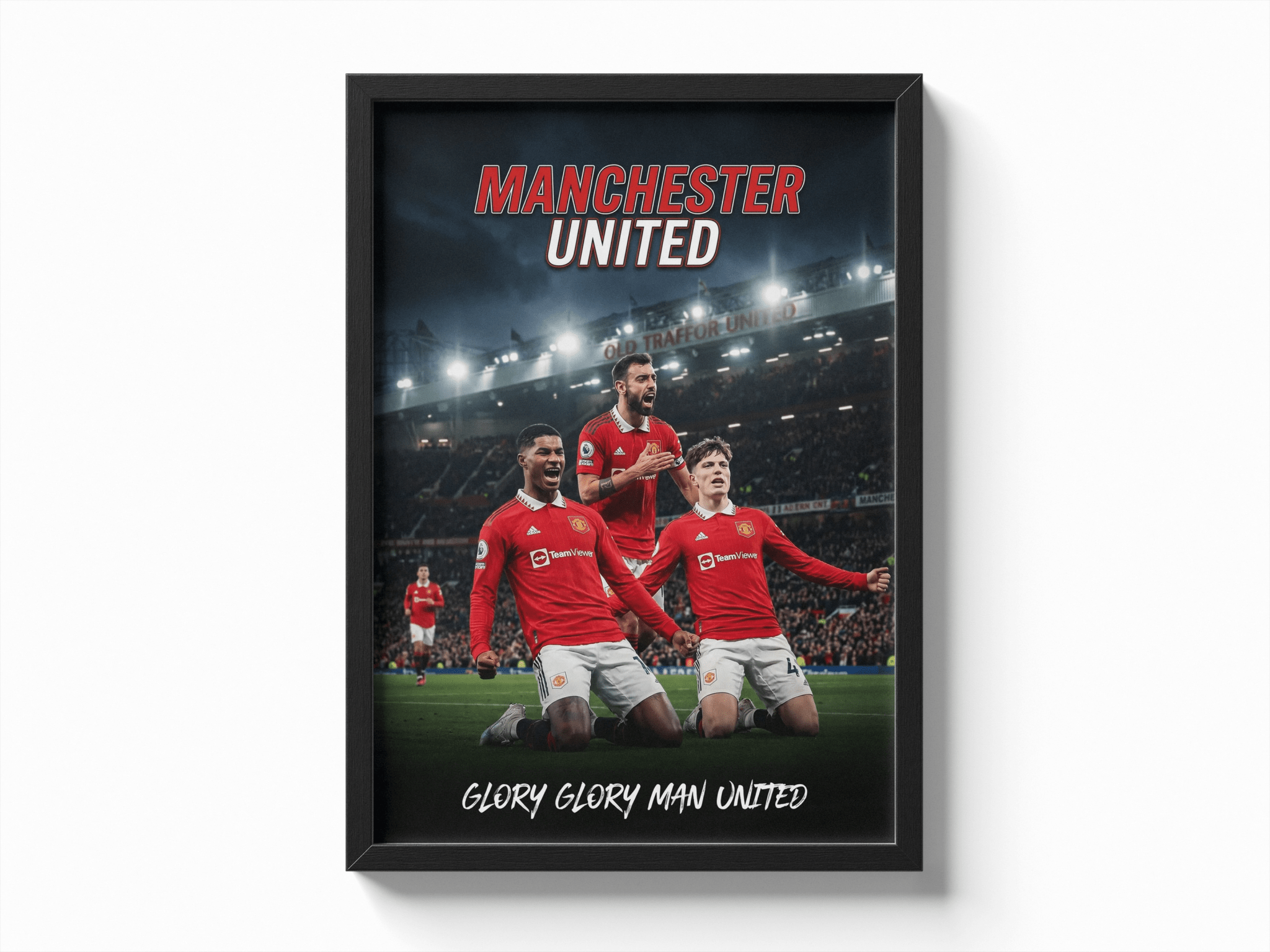 The Triple — Manchester United poster — Framory Prints