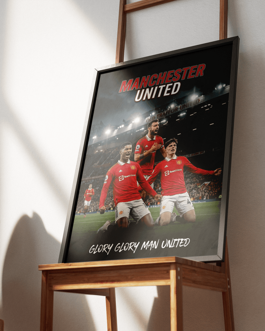 The Triple — Manchester United poster styled room photo 7