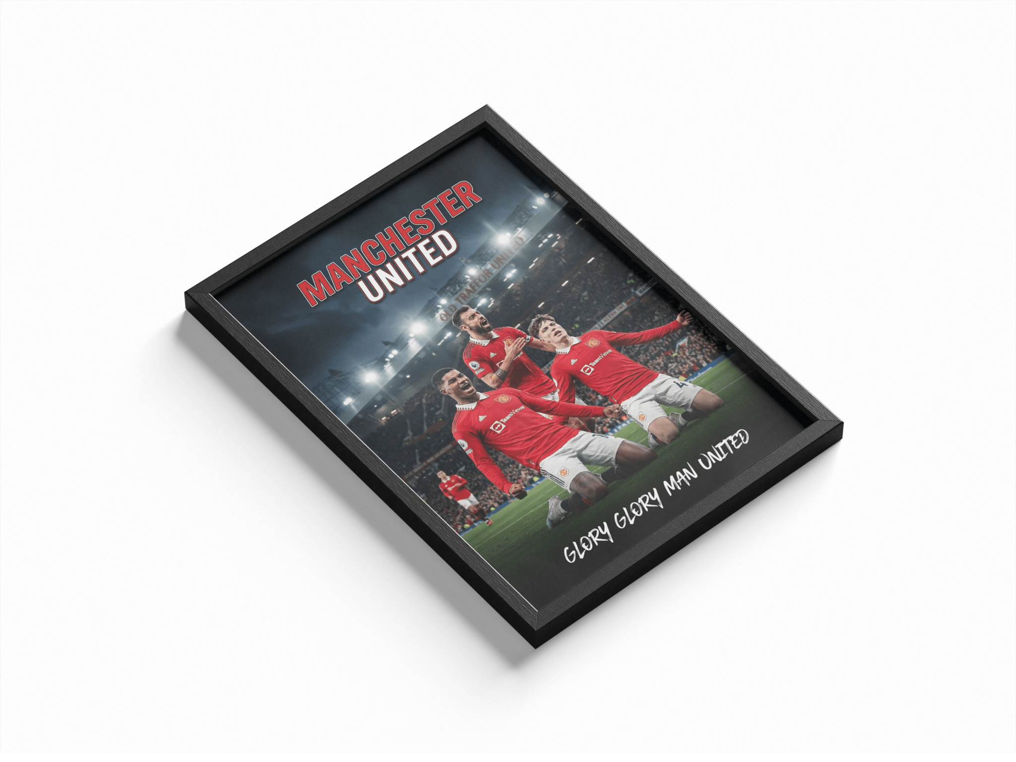 The Triple — Manchester United poster styled room photo 1