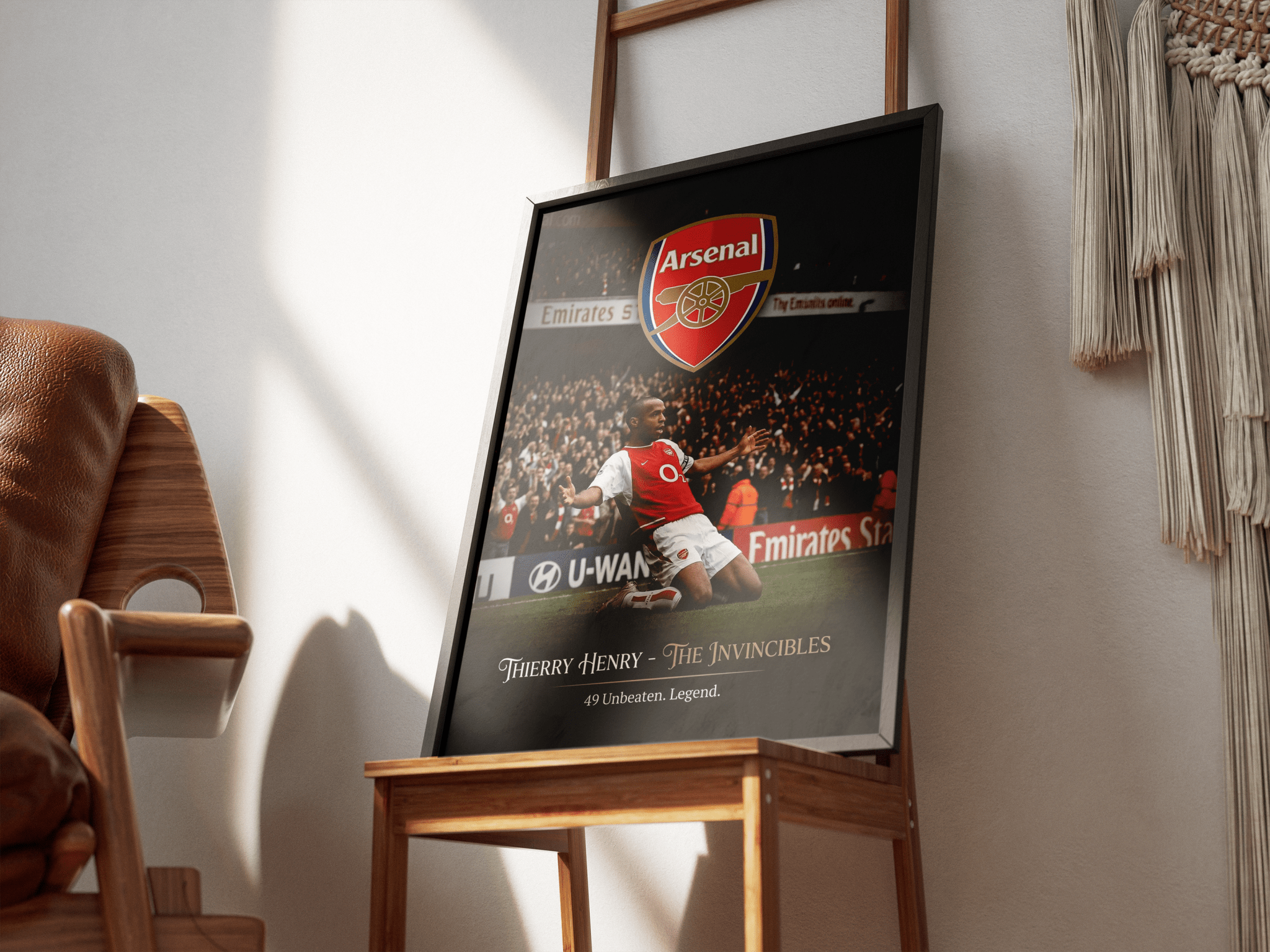 Thierry Henry poster styled room photo 2