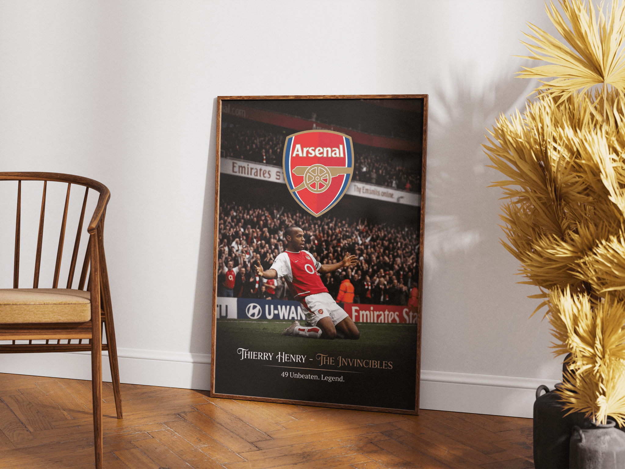 Thierry Henry poster styled room photo 5