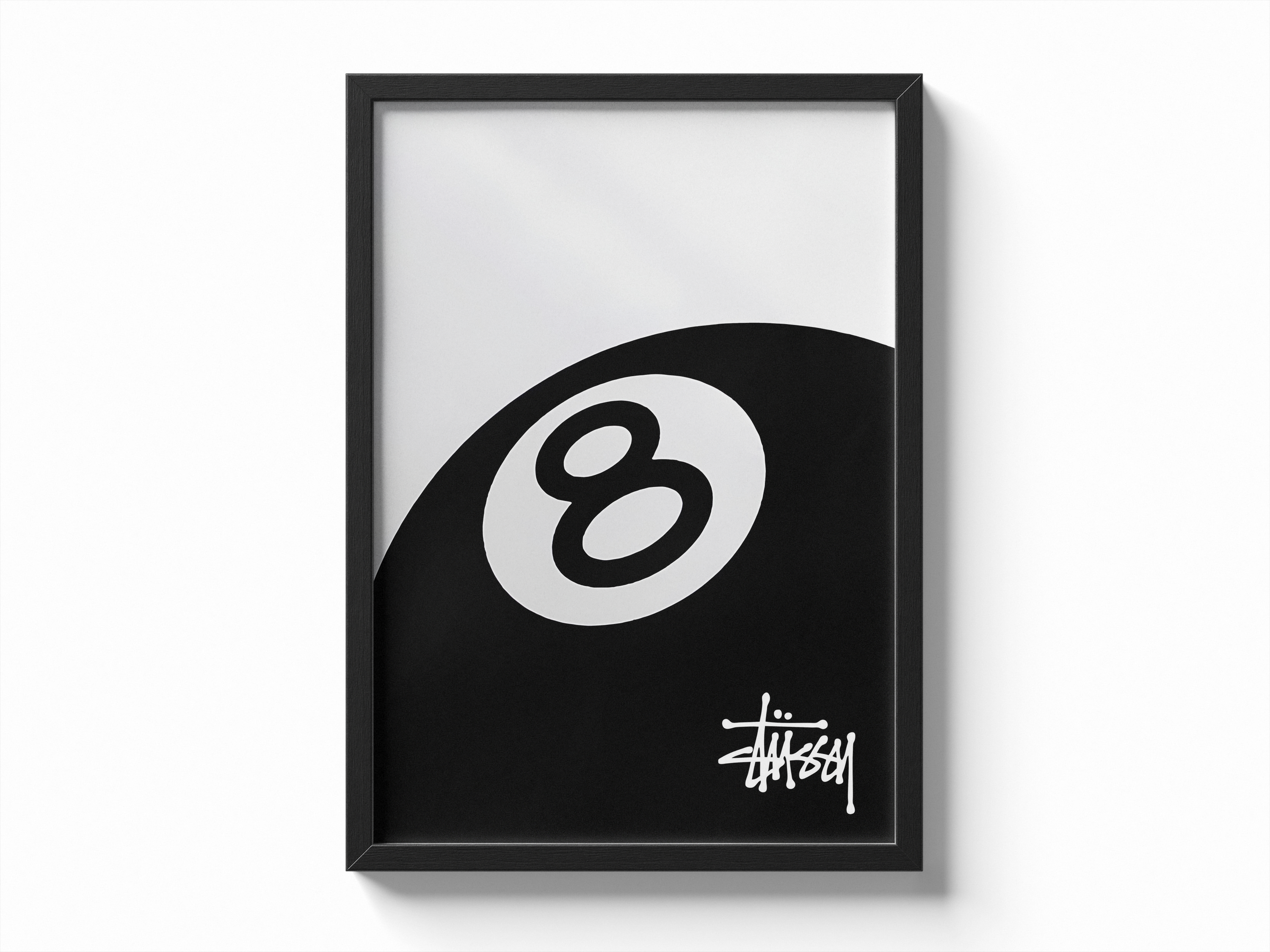 8-BALL STUSSY STYLE