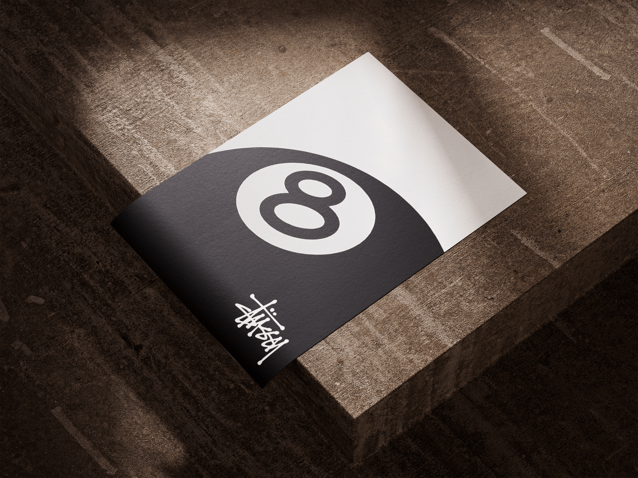 8-BALL STUSSY STYLE poster styled room photo 5