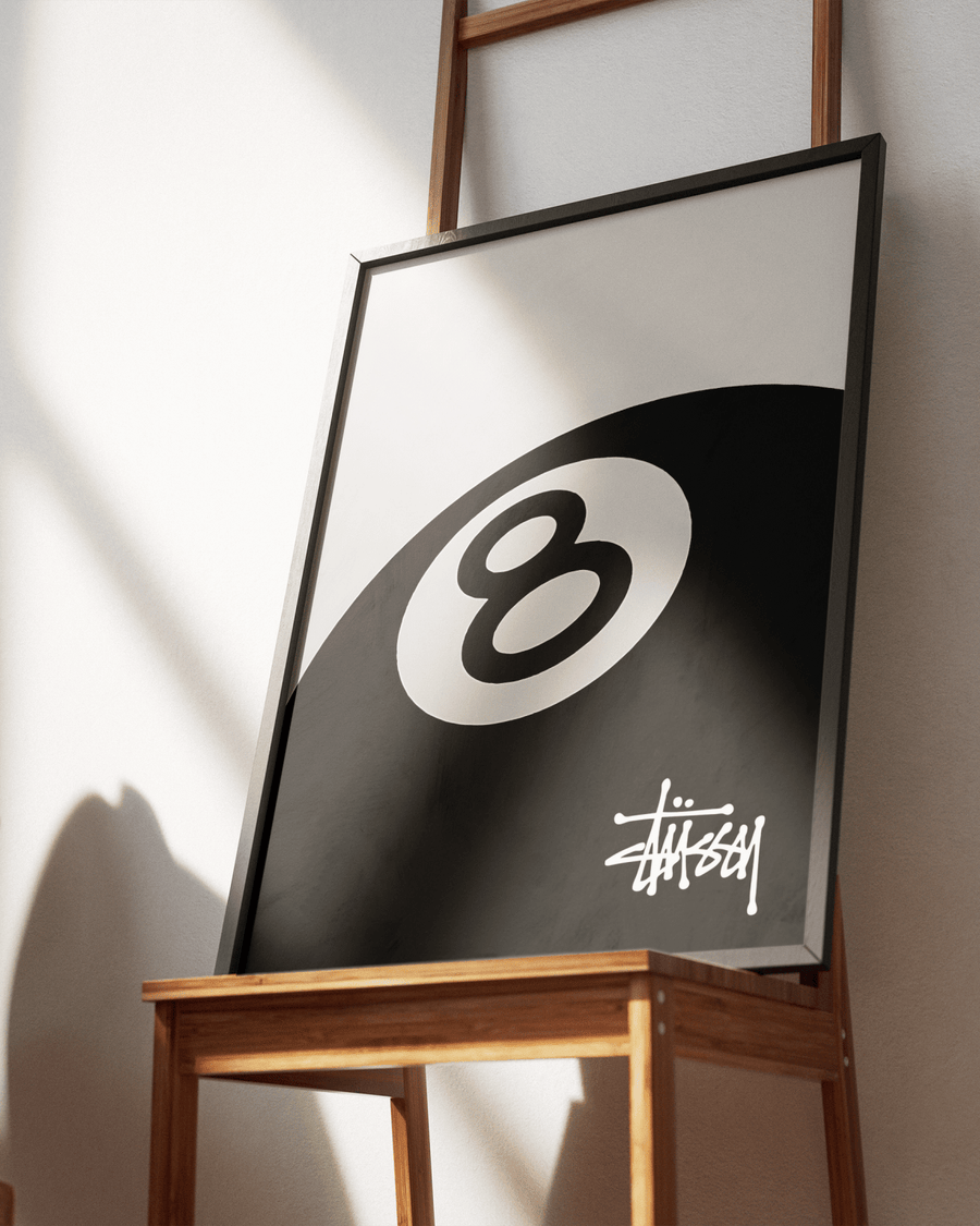 8-BALL STUSSY STYLE poster styled room photo 7