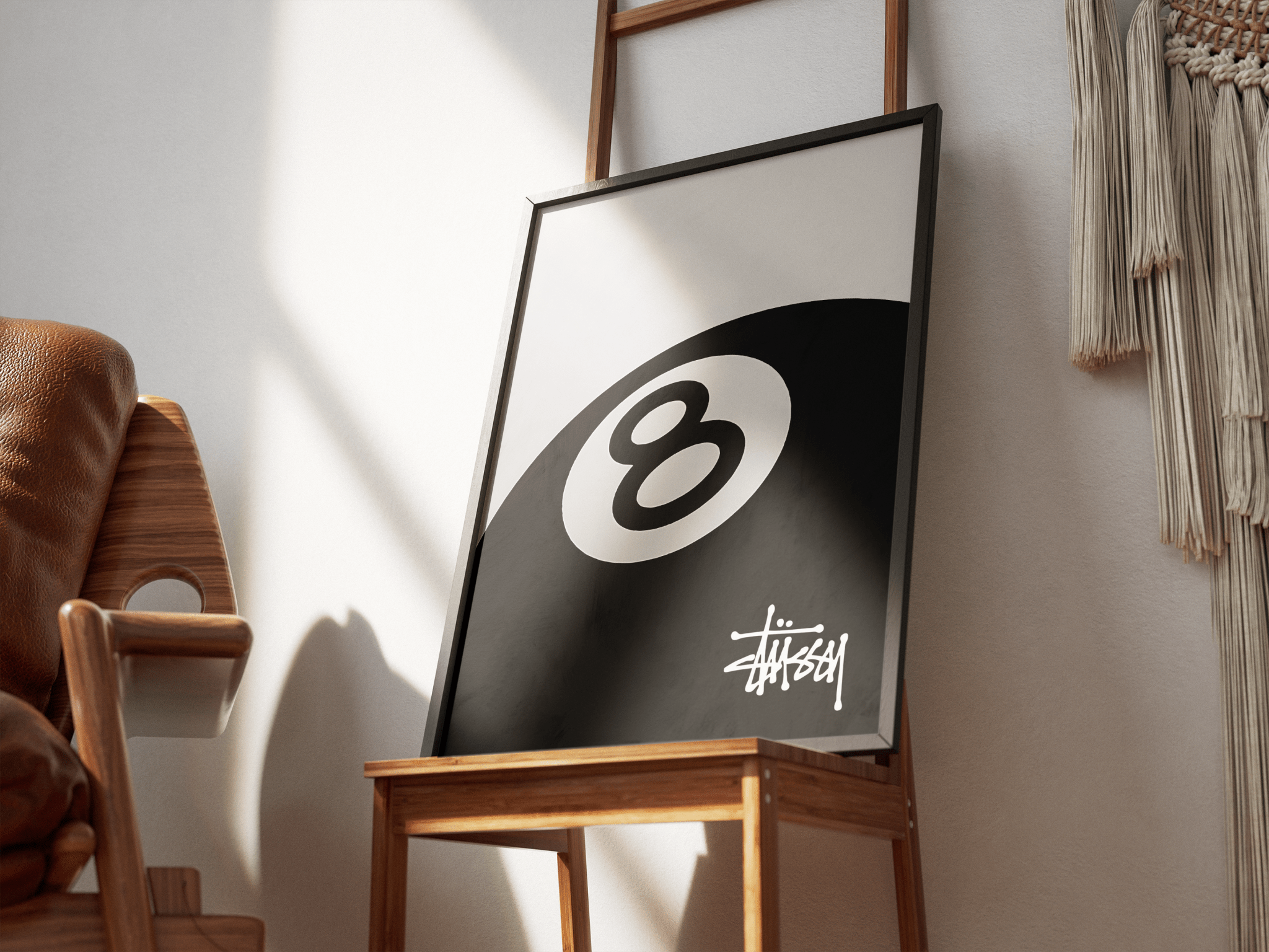 8-BALL STUSSY STYLE poster styled room photo 7