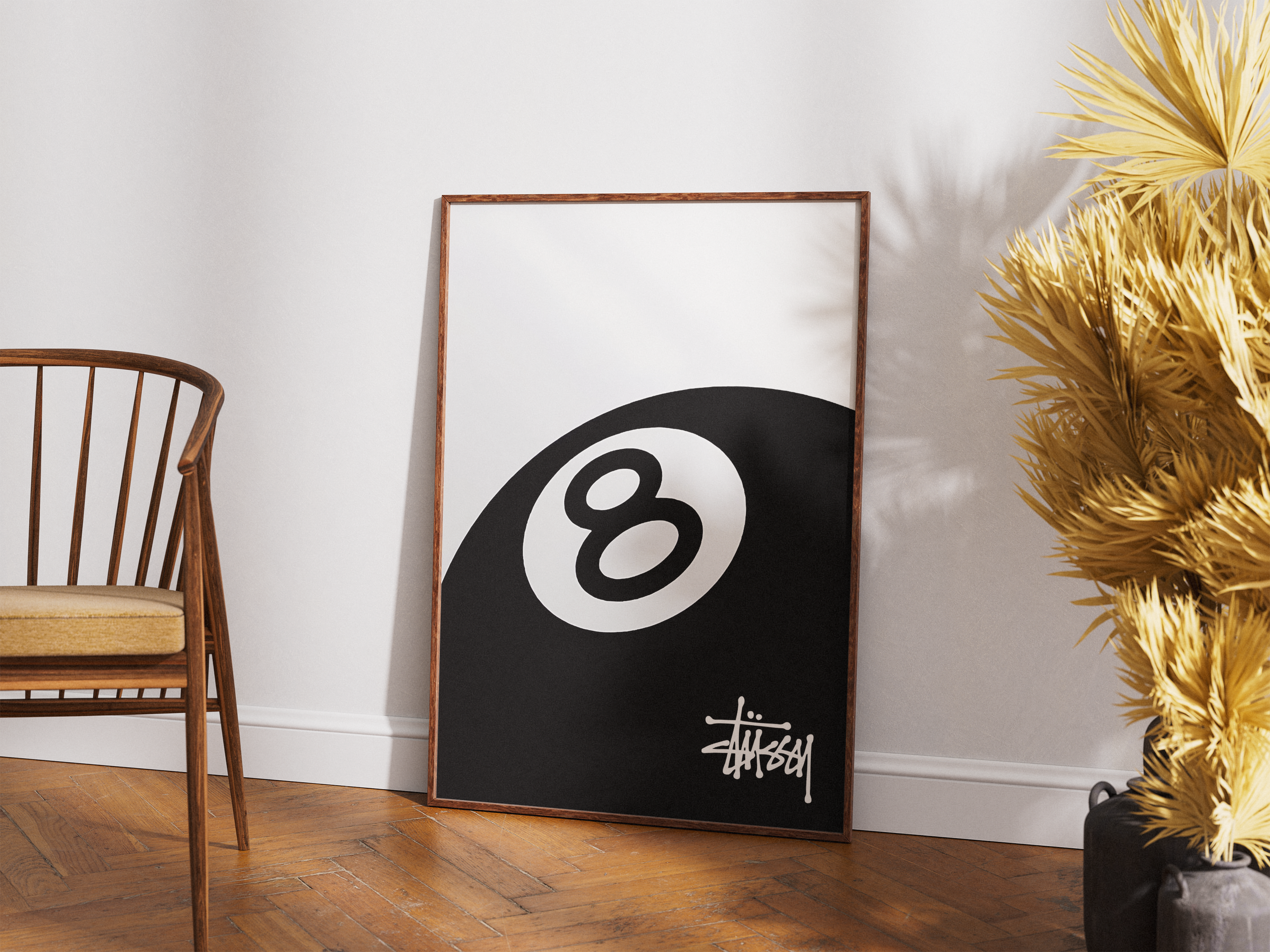 8-BALL STUSSY STYLE