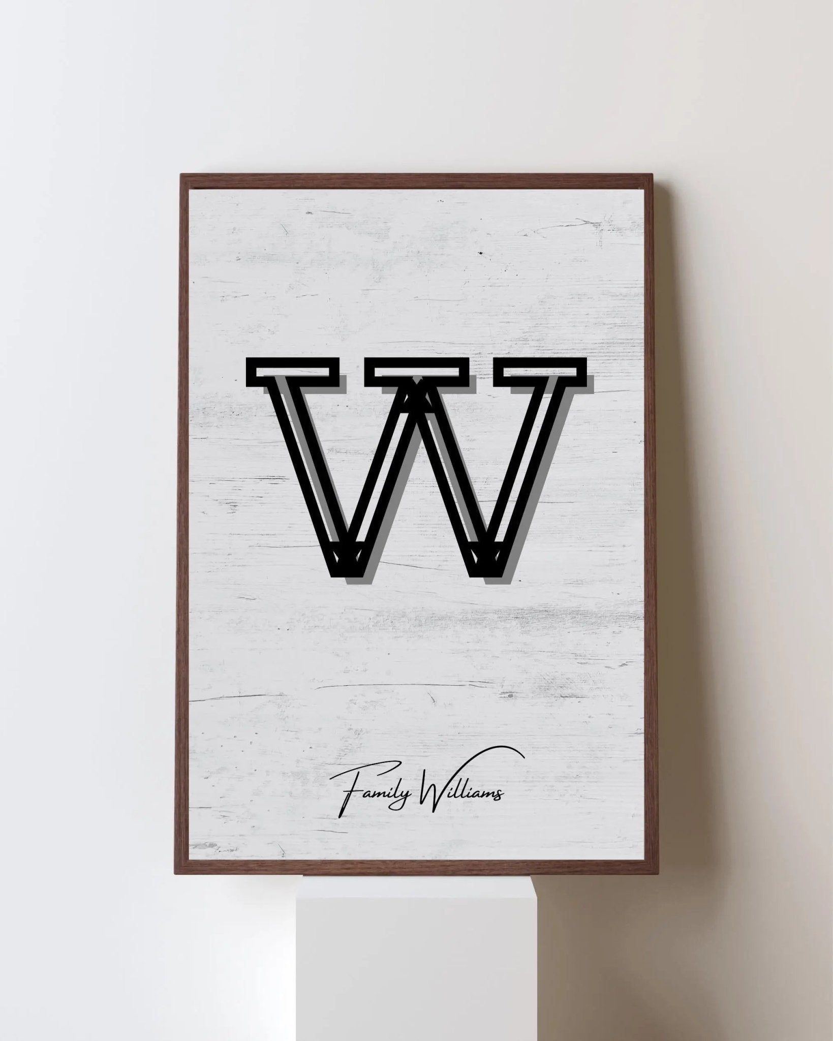 Personalized Family Portrait Poster poster styled room photo 5