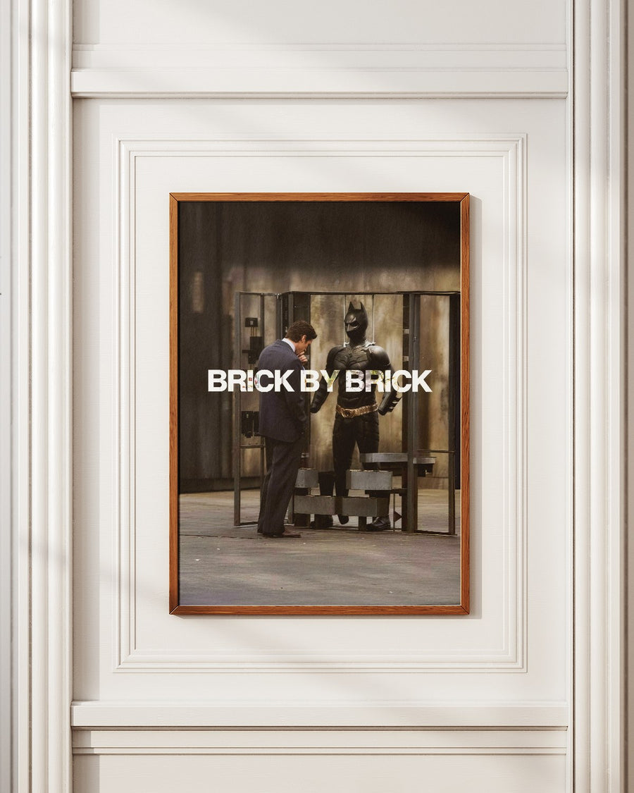 Brick by Brick poster styled room photo 4