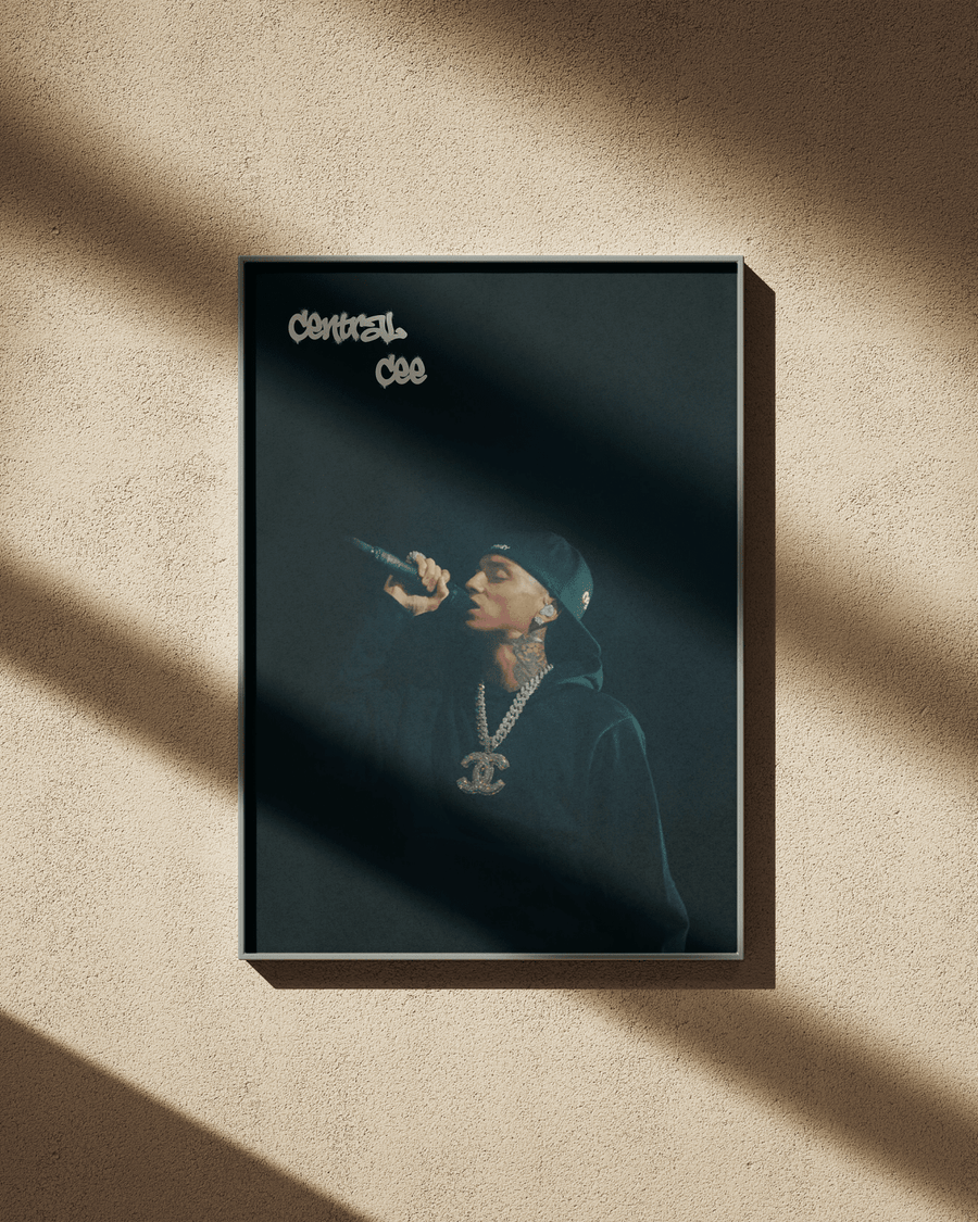 Central Cee Street Energy poster styled room photo 4