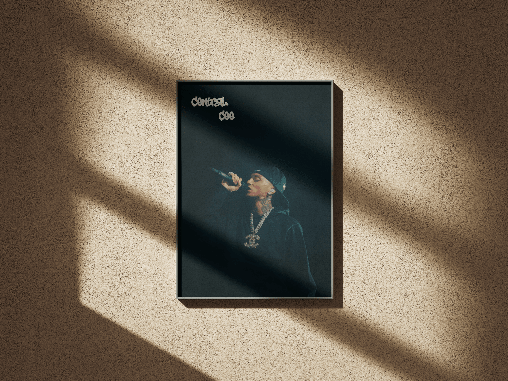 Central Cee Street Energy poster styled room photo 4
