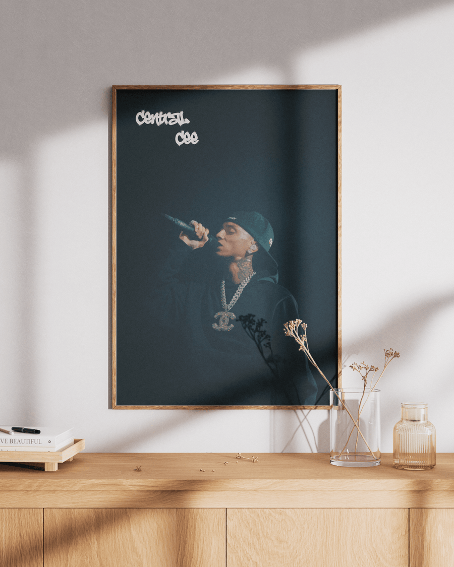 Central Cee Street Energy poster styled room photo 5