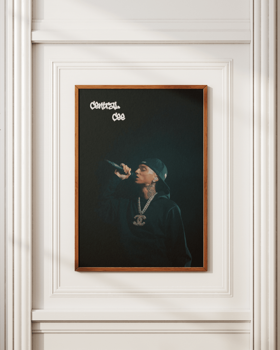 Central Cee Street Energy poster styled room photo 6