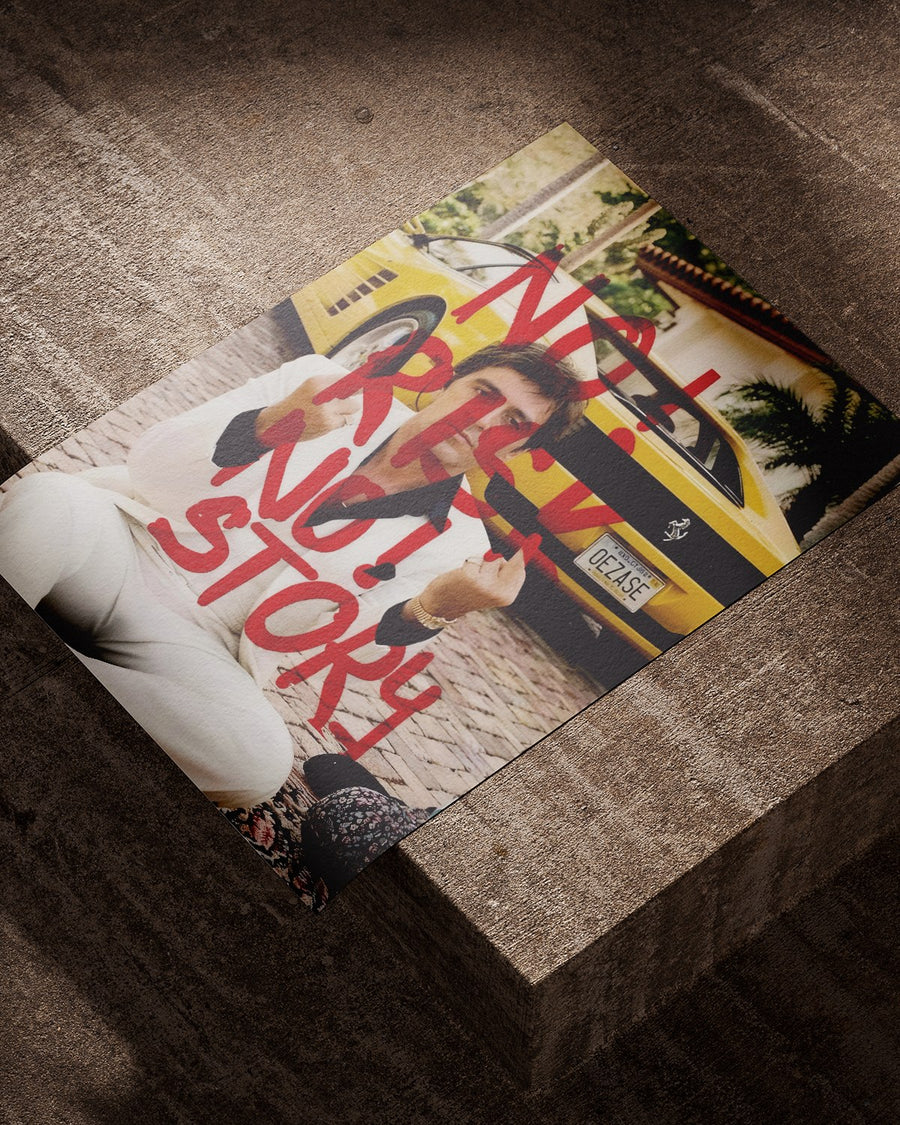 No Risk, No Story in Red poster styled room photo 2